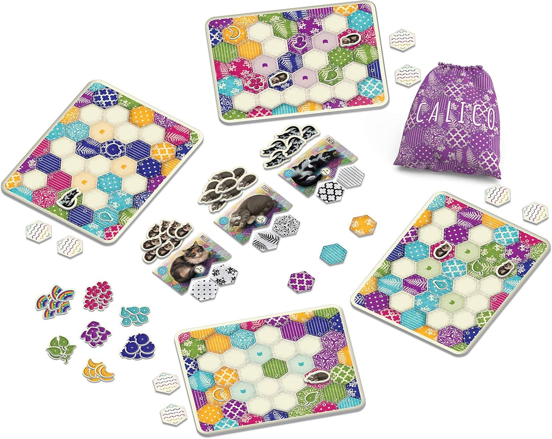 Alderac Entertainment Group | Calico | Board Game | 1 to 4 Players | Ages 10+ |
