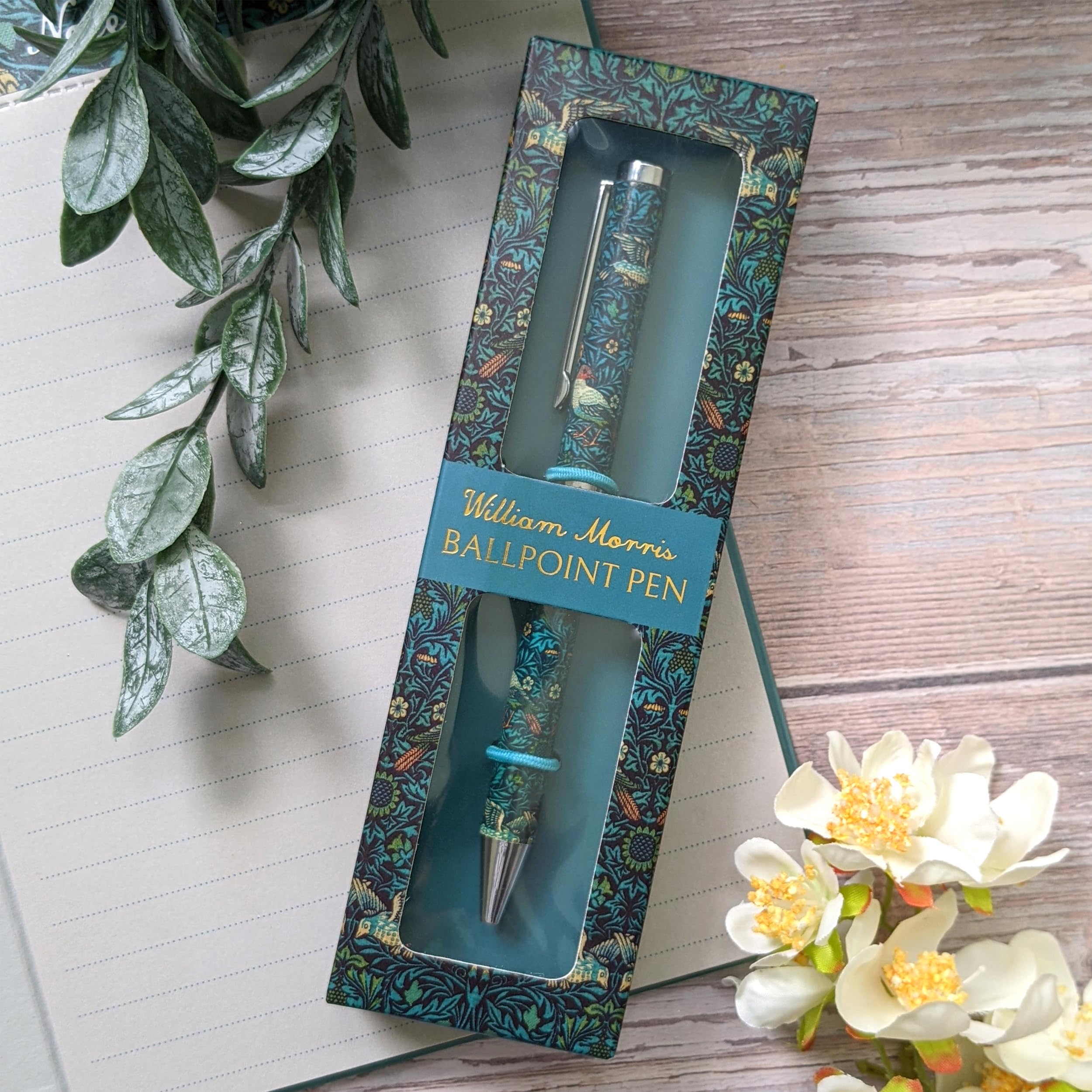 Robert Frederick William Morris Birds Retractable Ballpoint Pen with Gift Box | Black Ink 2