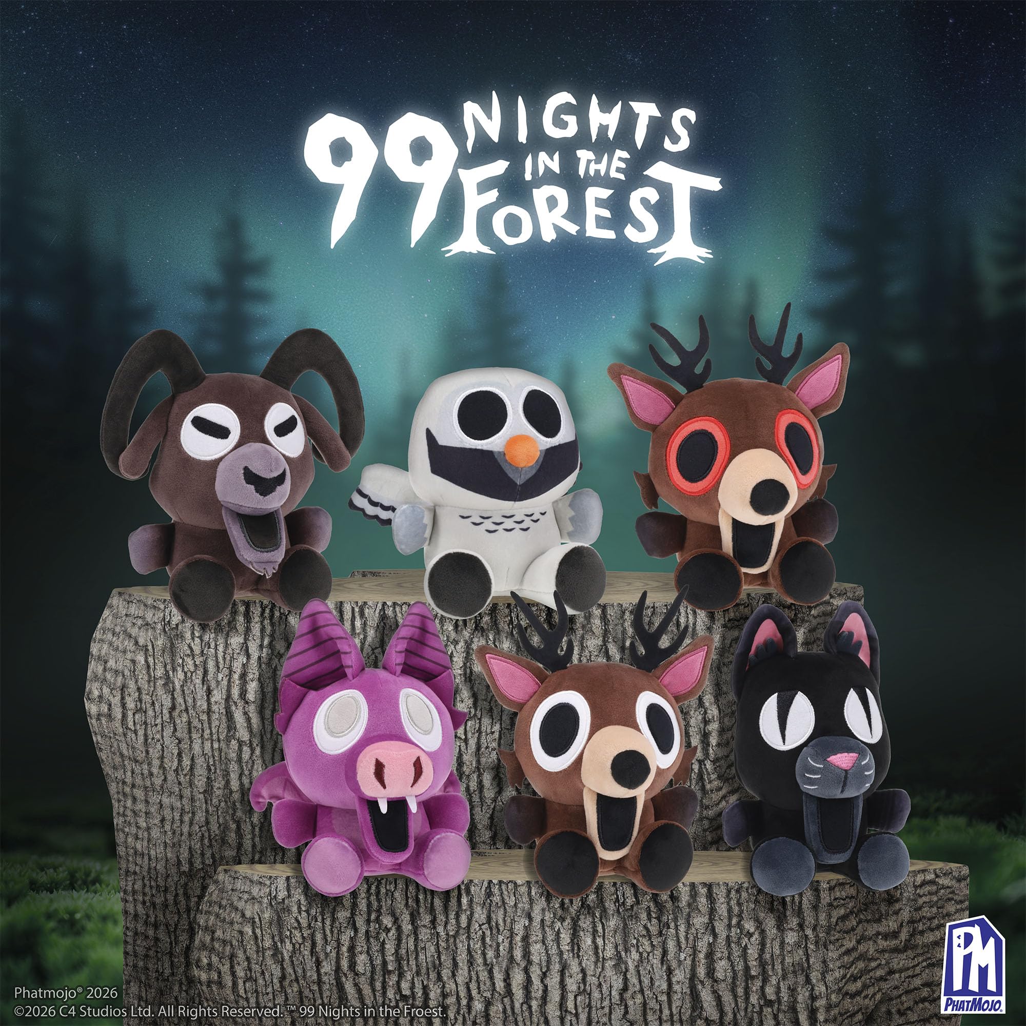 99 Nights in the Forest Collectible Plush Assortment Series 1 Mystery Blind Box | 5.5 Inch | Includes Roblox DLC Code 8