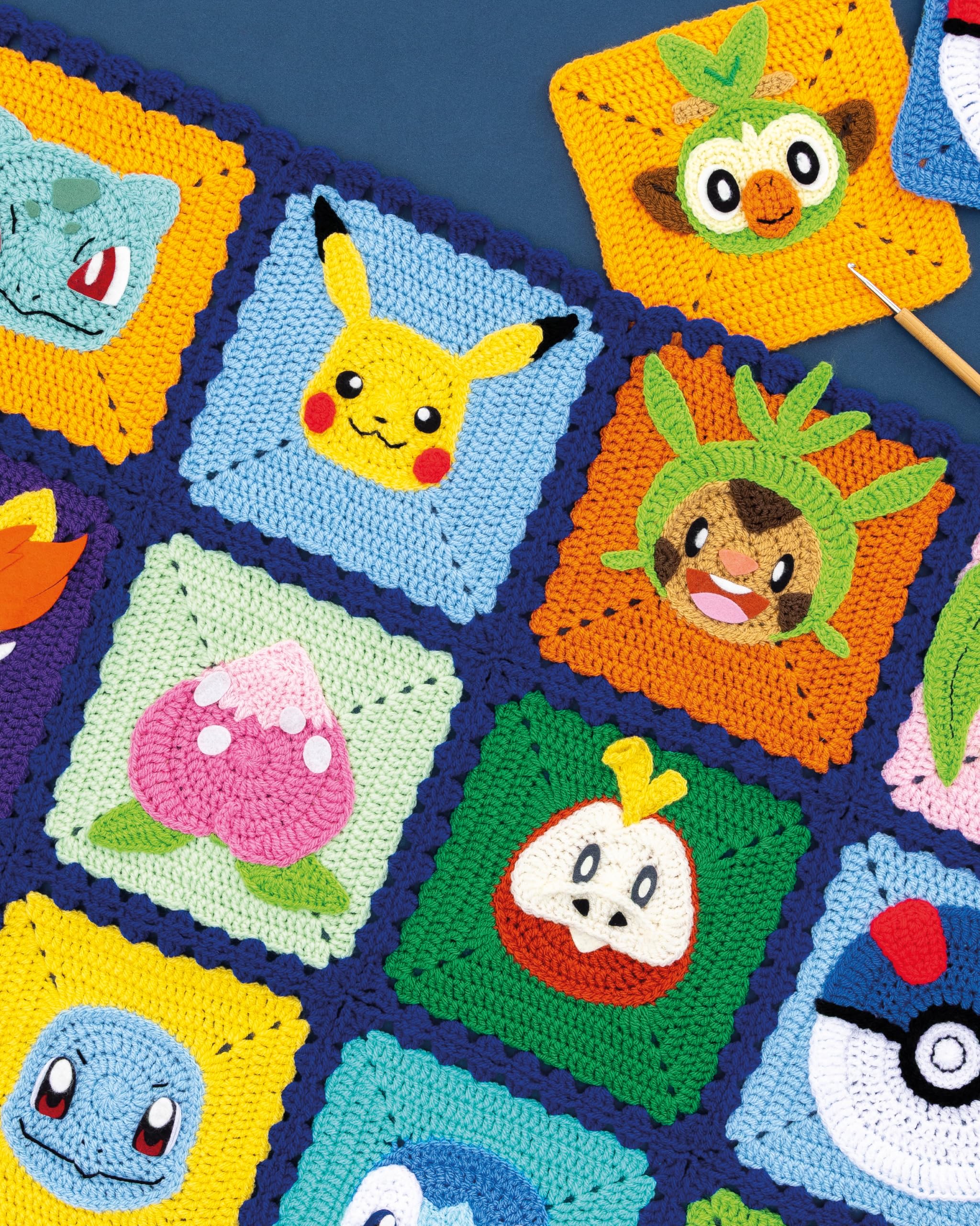 David & Charles Pokémon Crochet Squares: Over 30 Patterns for Textile Arts | Paperback 6