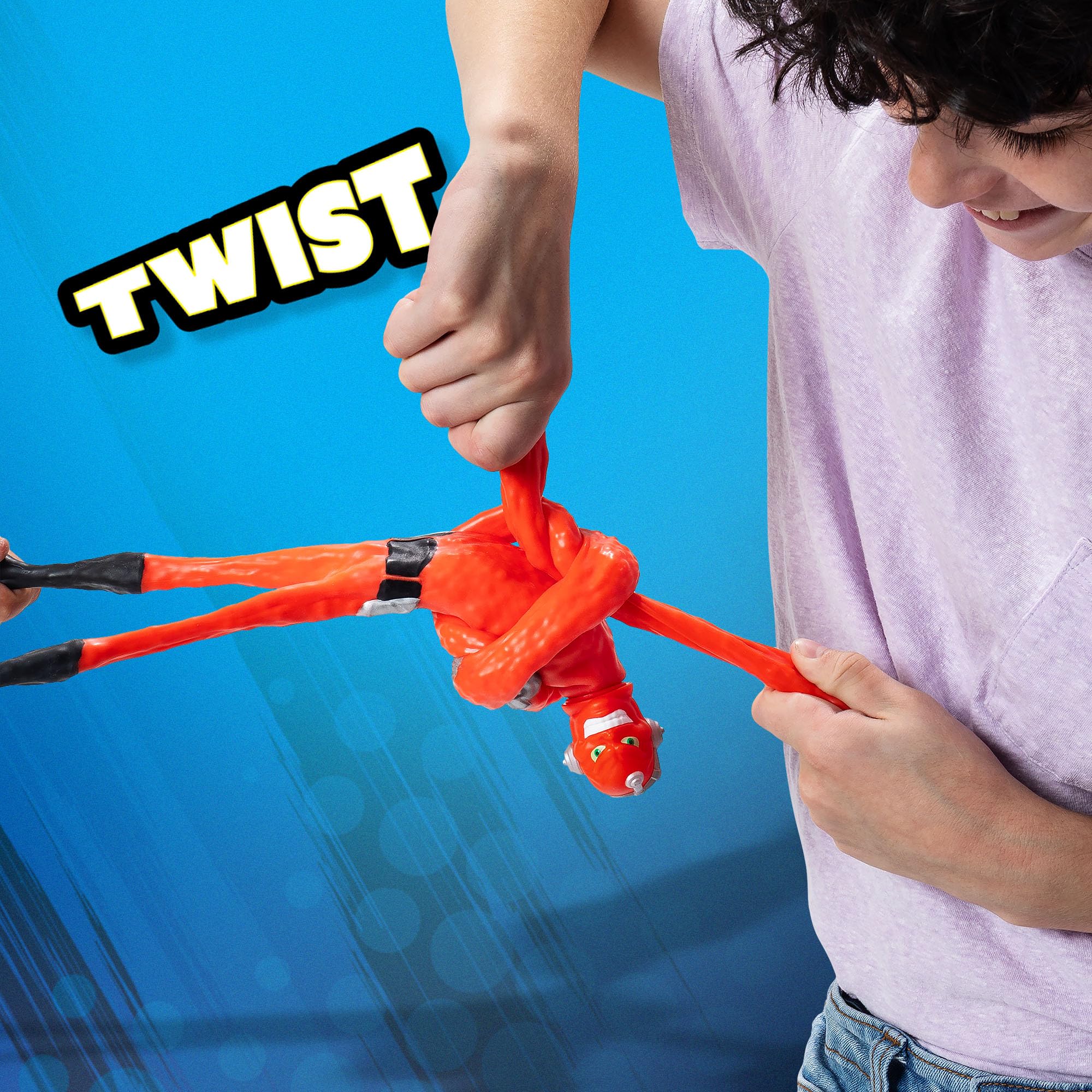 Stretch Armstrong Vac-Man Core Figure - Vacuum-Powered Stretch Action Figure 7