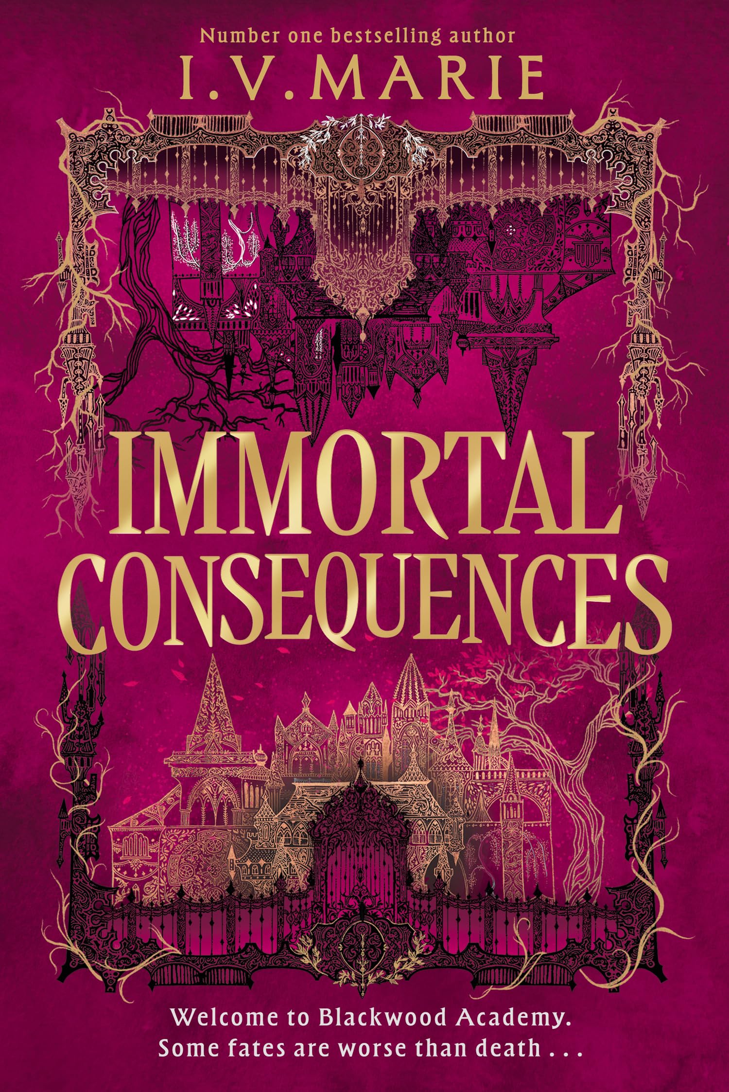 Electric Monkey Immortal Consequences - Dark Academia Horror Novel | Paperback | English