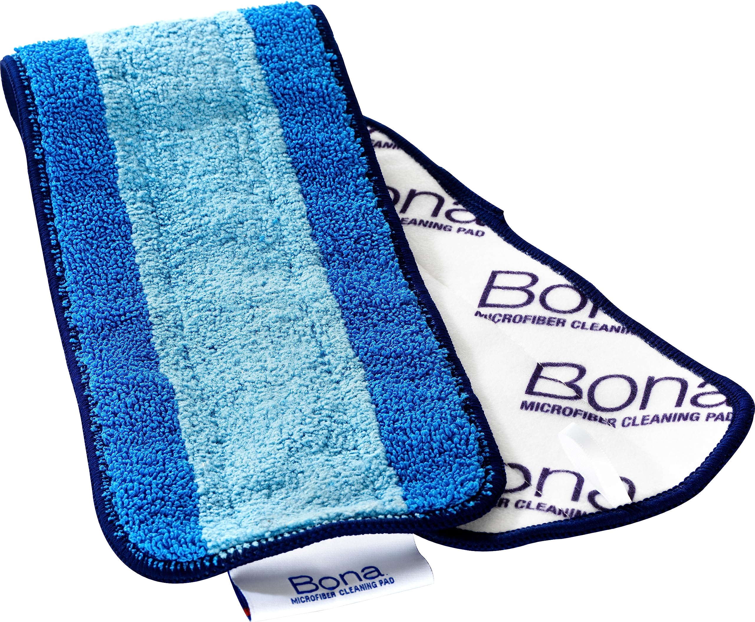 Bona CA101020 Microfibre Cleaning Mop Pad - Safe for All Hard Floors | Removes 99% Bacteria | Reusable 4