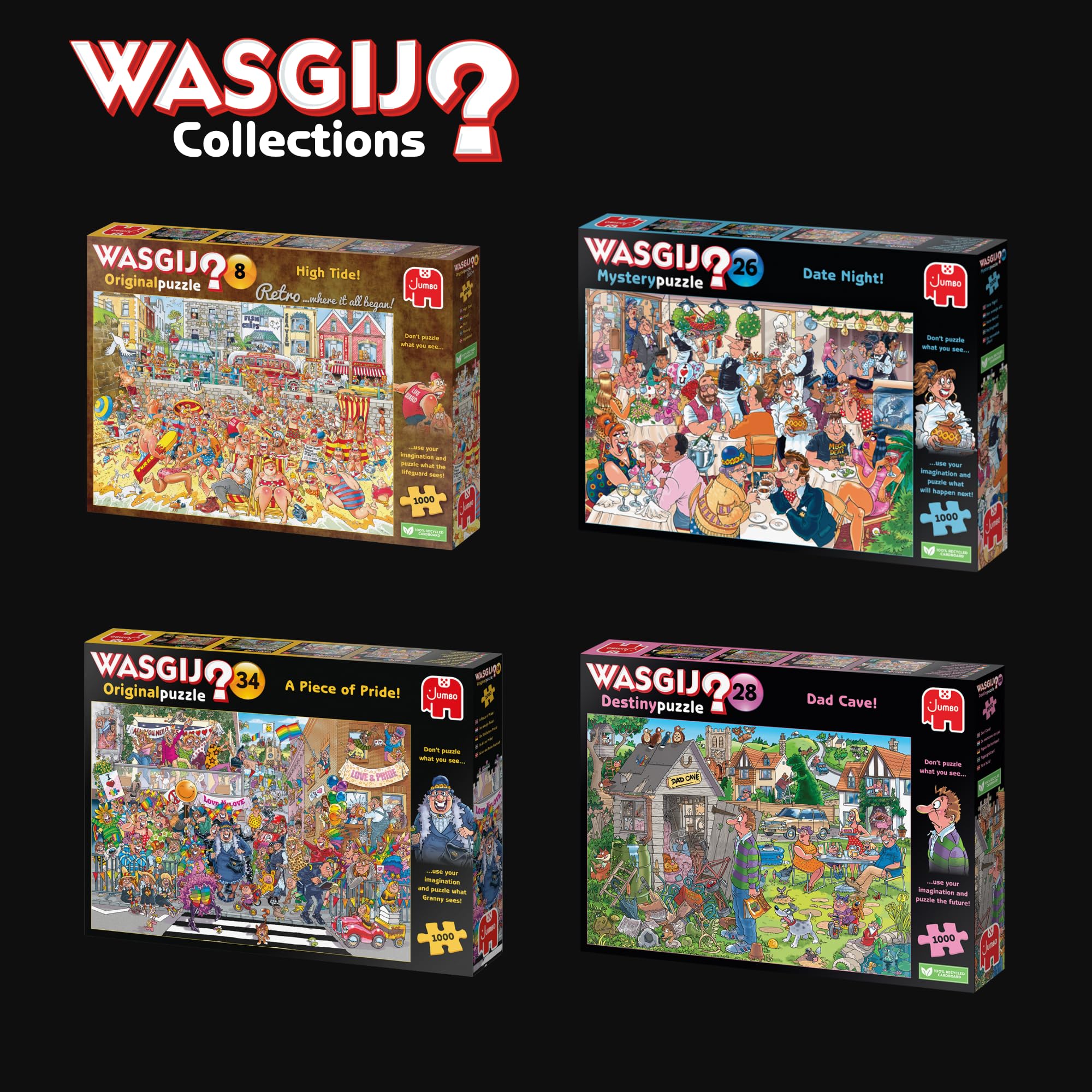 Jumbo Wasgij Mystery 27 - A Close Shave 1000 Piece Jigsaw Puzzle 7