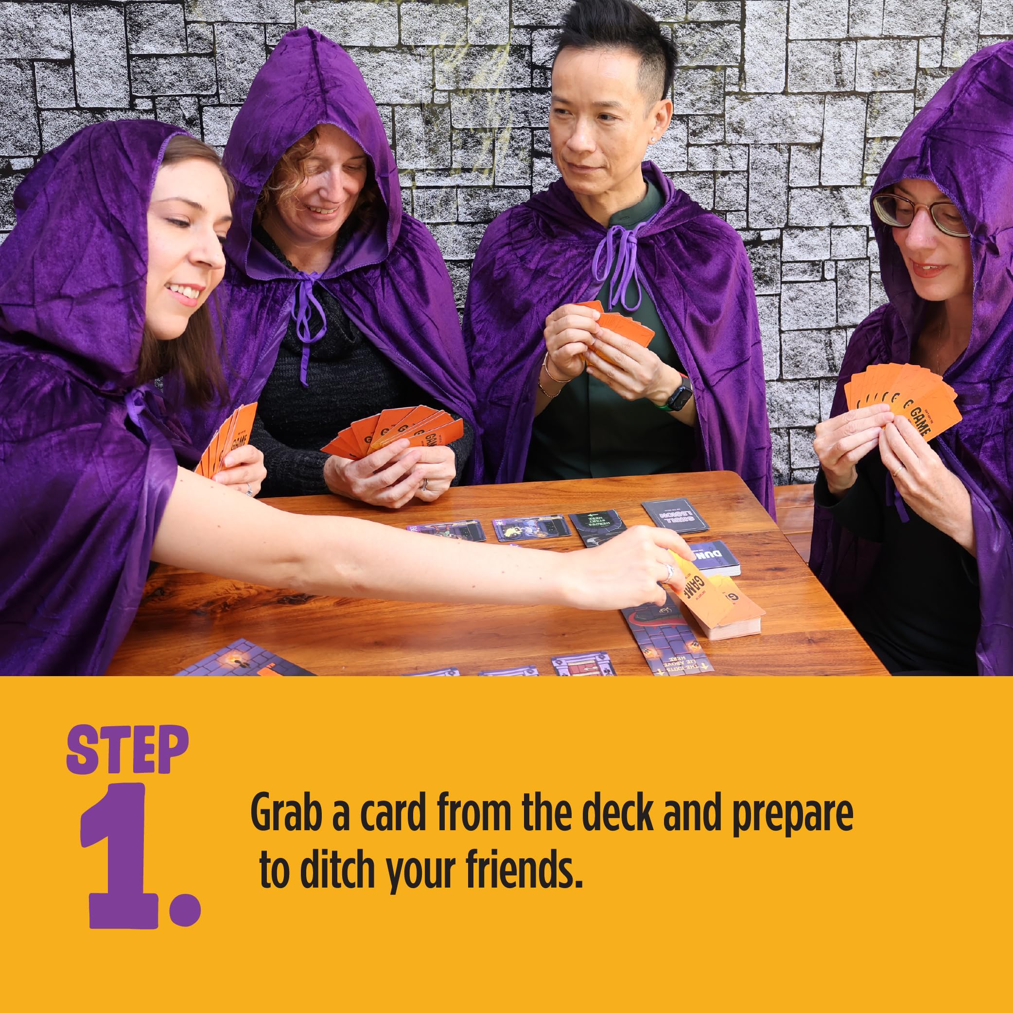 Ridley's Selfish: Dungeon Edition Card Game - Strategy & Sabotage | Ages 8+ | 2-5 Players