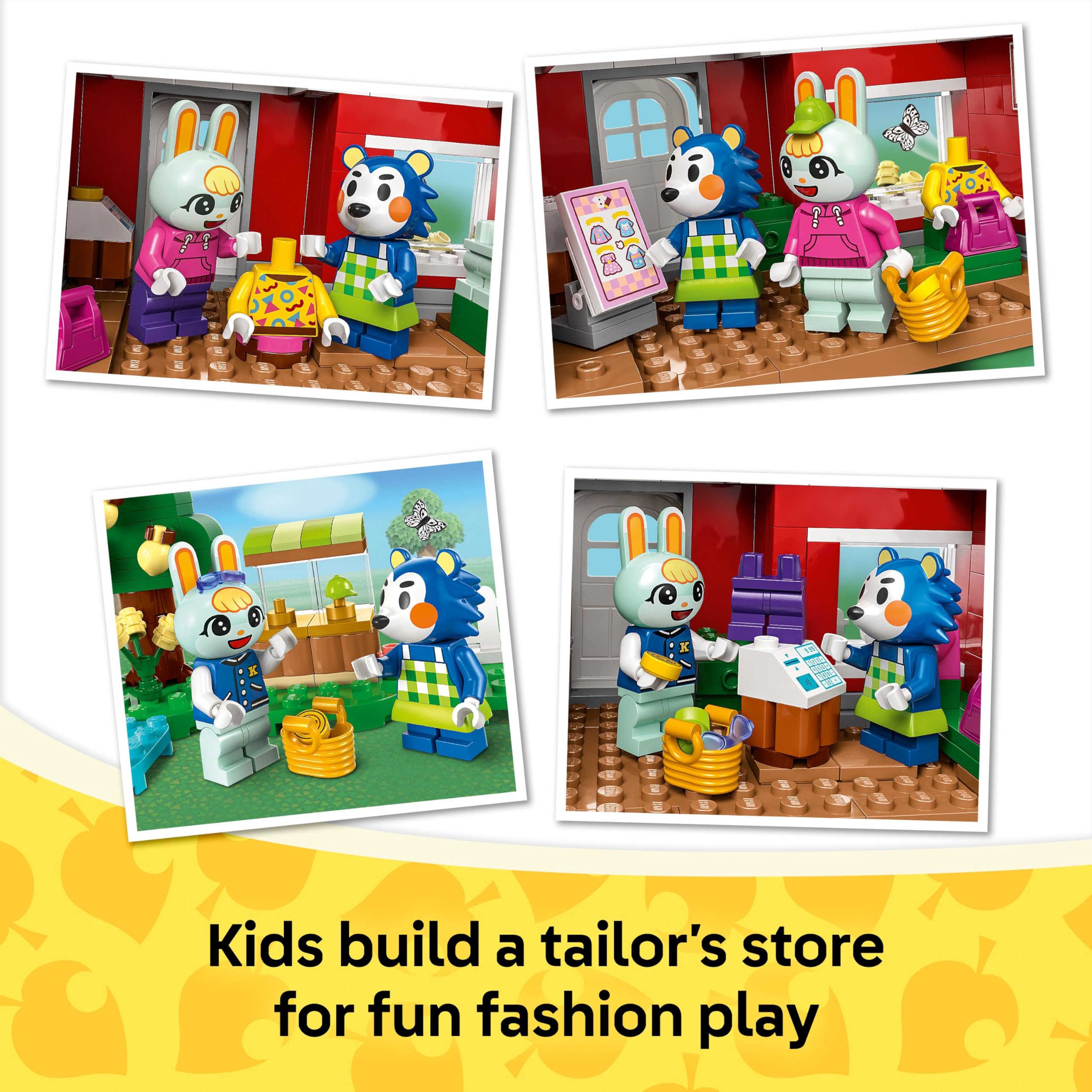 LEGO Animal Crossing Able Sisters Clothing Shop Playset 77055 | Ages 6+ | Includes Mabel & Sasha Minifigures 5