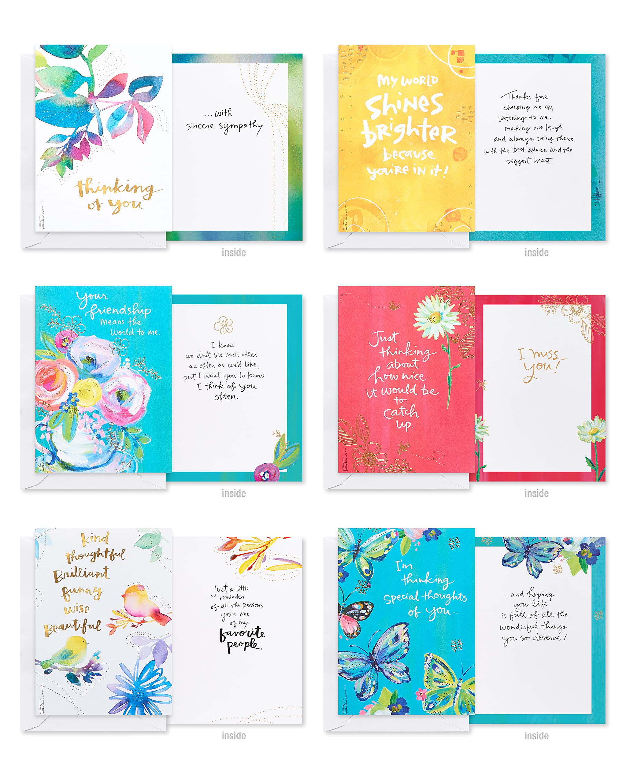American Greetings All Occasion Blank Card Multipack - 40 Count, FSC Certified Cardstock 6