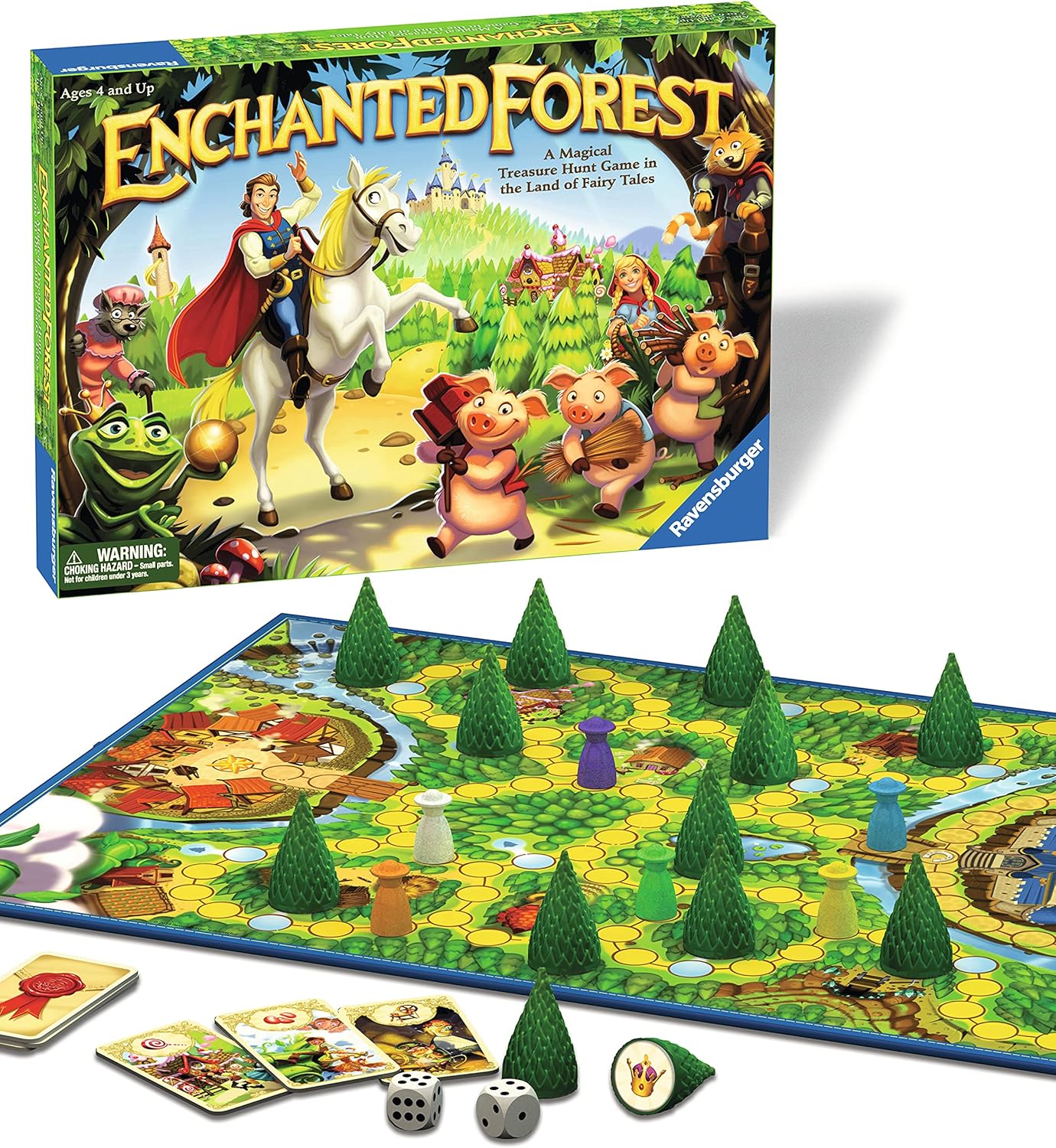 Ravensburger Enchanted Forest Classic Family Board Game - Magical Treasure Hunt for Kids 1