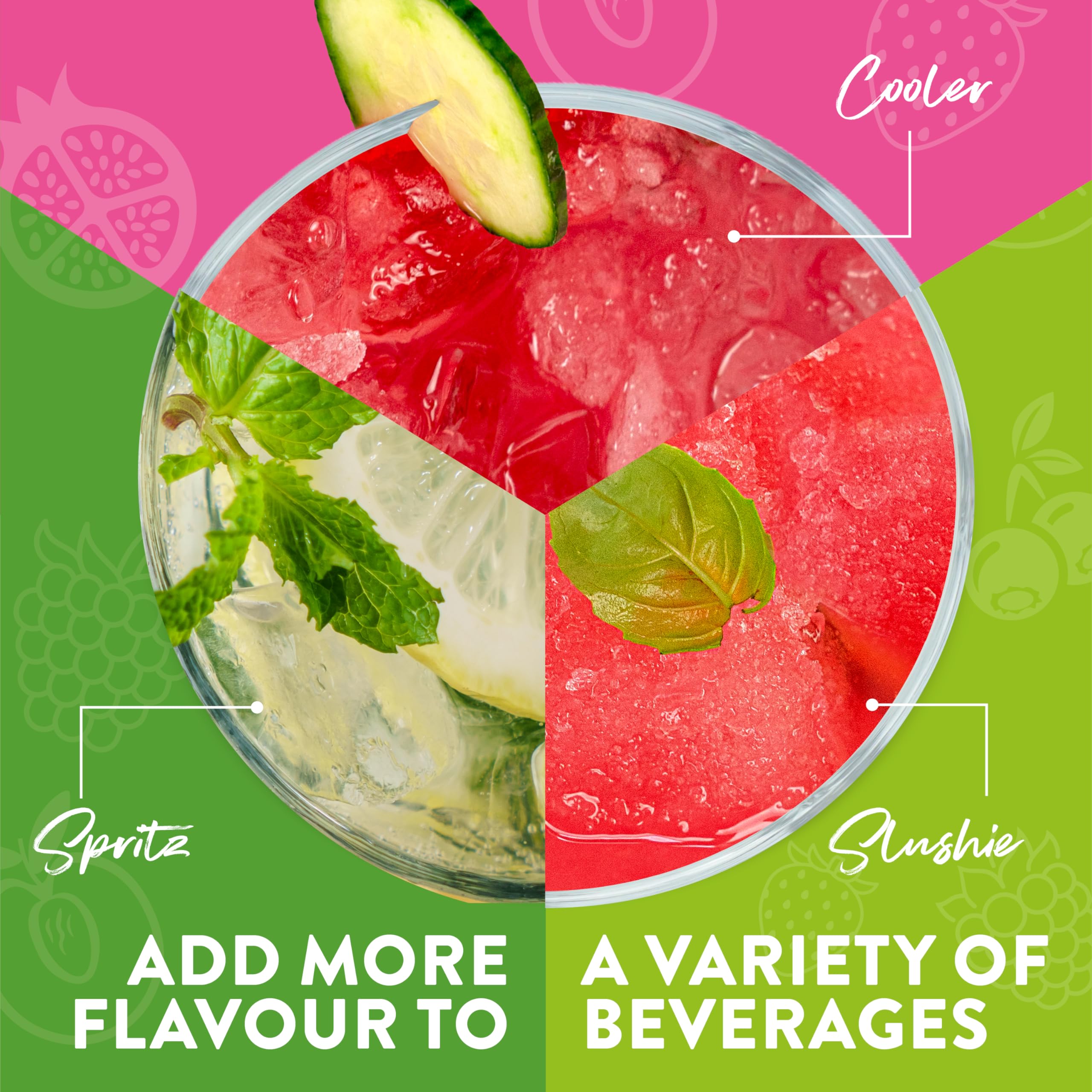 Simply Raspberry & Pineapple Cooler Beverage Syrup - Vegan, Gluten Free | 1 L 4
