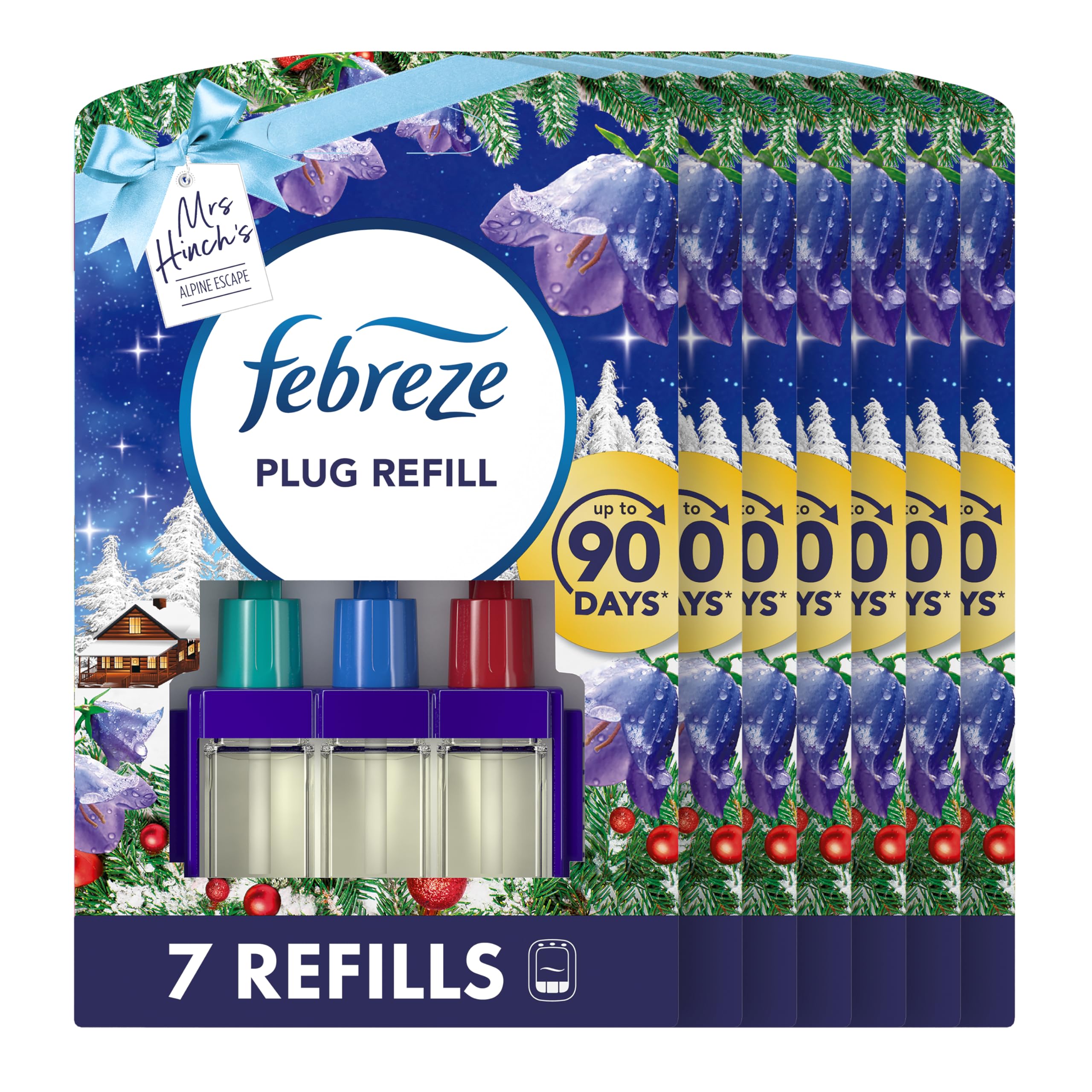 Febreze 3Volution Air Freshener Plug In Refill - Alpine Escape, 7x20ml