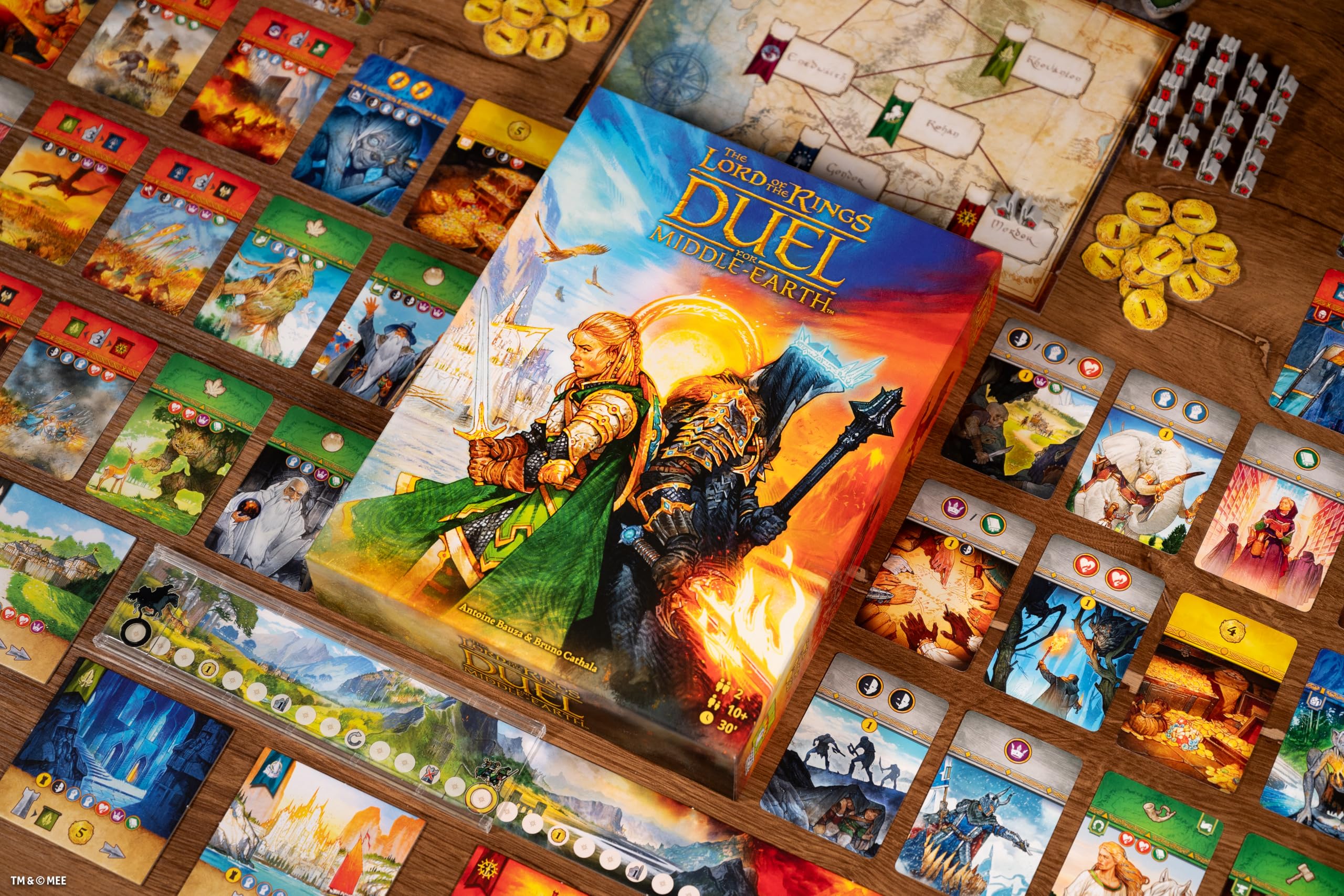 Asmodee The Lord of the Rings: Duel for Middle-Earth Board Game | Ages 10+ | 2 Players | 30 Min 4