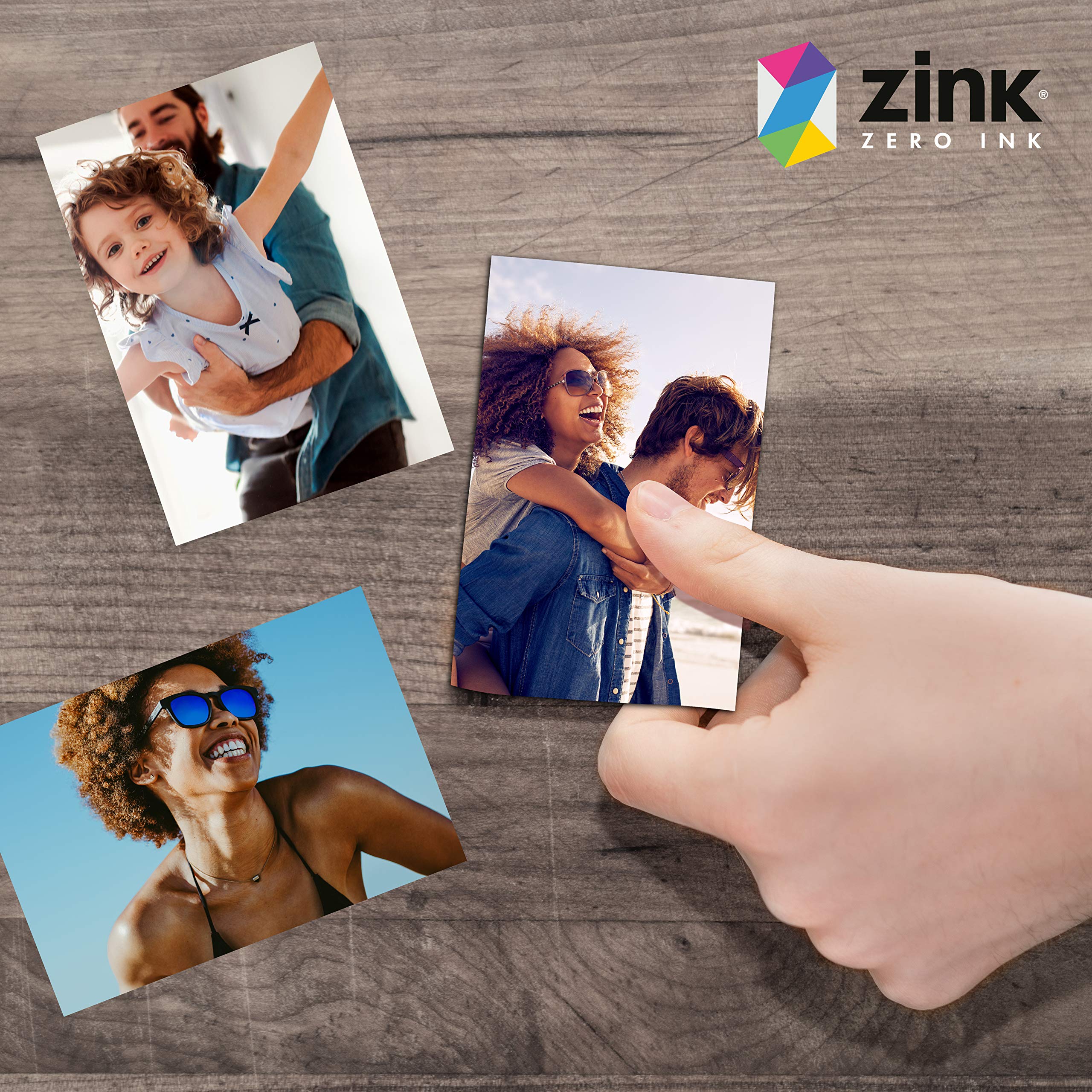Zink Premium Photo Paper - 2"x3" Prints, 20 Pack | Zero Ink Technology | Sticky Back 3