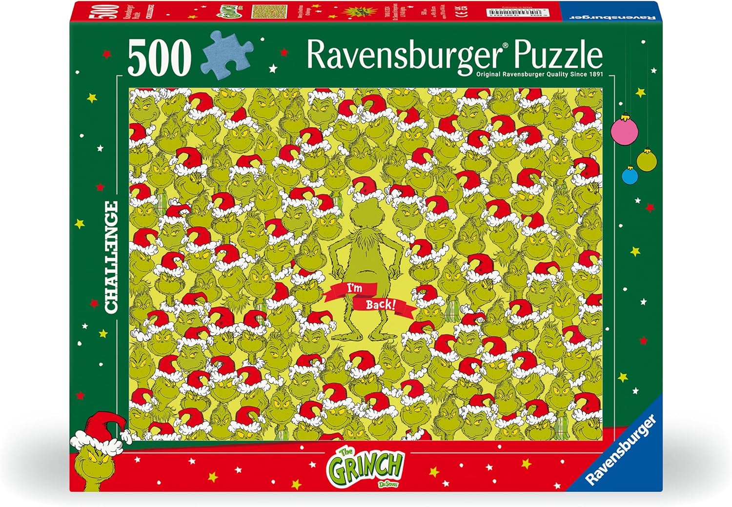Ravensburger Grinch 500-Piece Jigsaw Puzzle - Christmas Puzzle for Adults & Kids 10+ 5