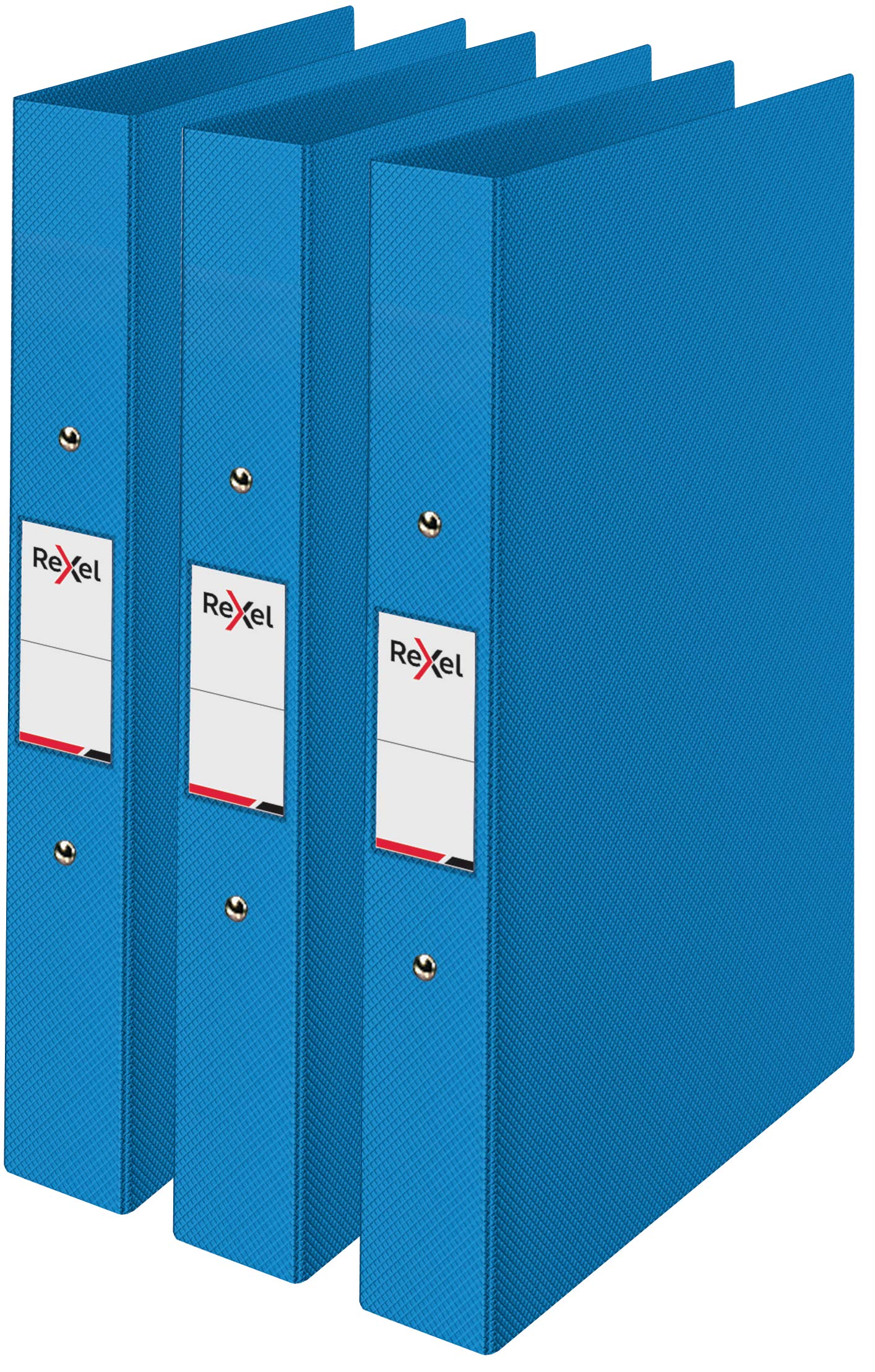 Rexel Choices A4 O-Ring Binder - 25mm Slim Spine | 190 Sheet Capacity | Blue Polypropylene 1