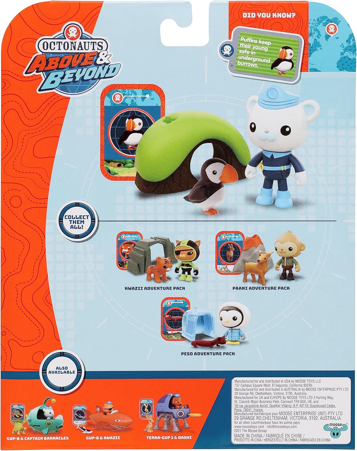 Octonauts 61099 Above & Beyond Deluxe Captain Barnacles Figure - Action Toy for Ages 3-6 6