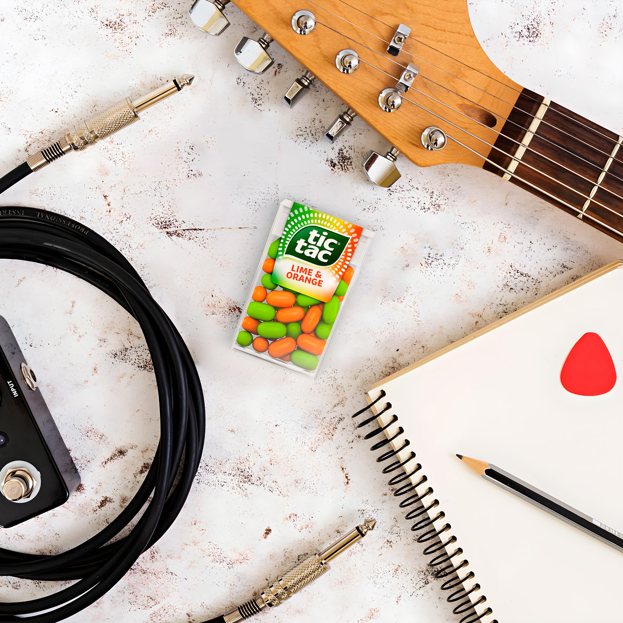 Tic Tac Lime and Orange Sweets - Gluten Free Drops | 24 Pack of 18g 5