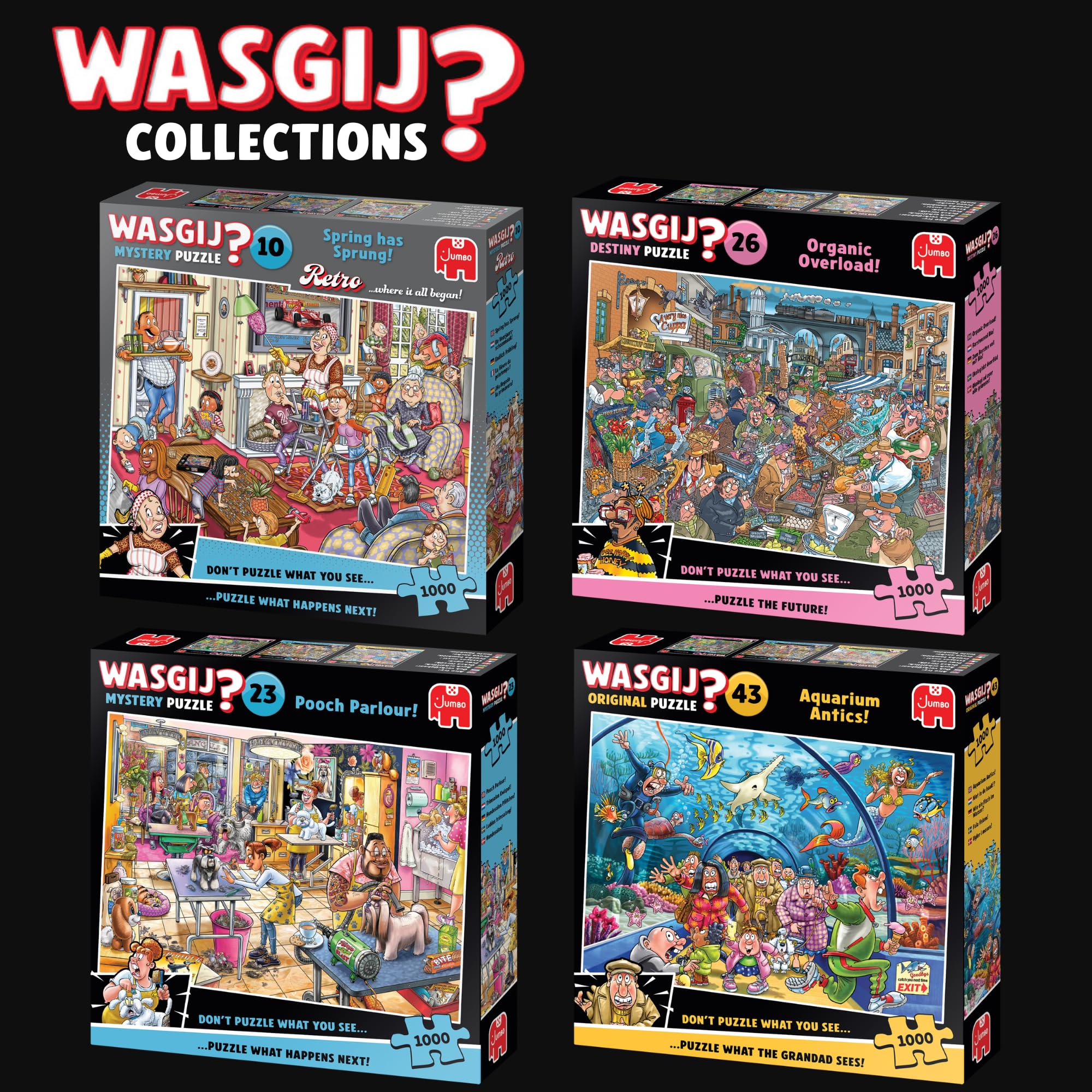 Wasgij Retro Mystery 10, Spring has Sprung! - 1000 Piece Adults Jigsaw Puzzle 7
