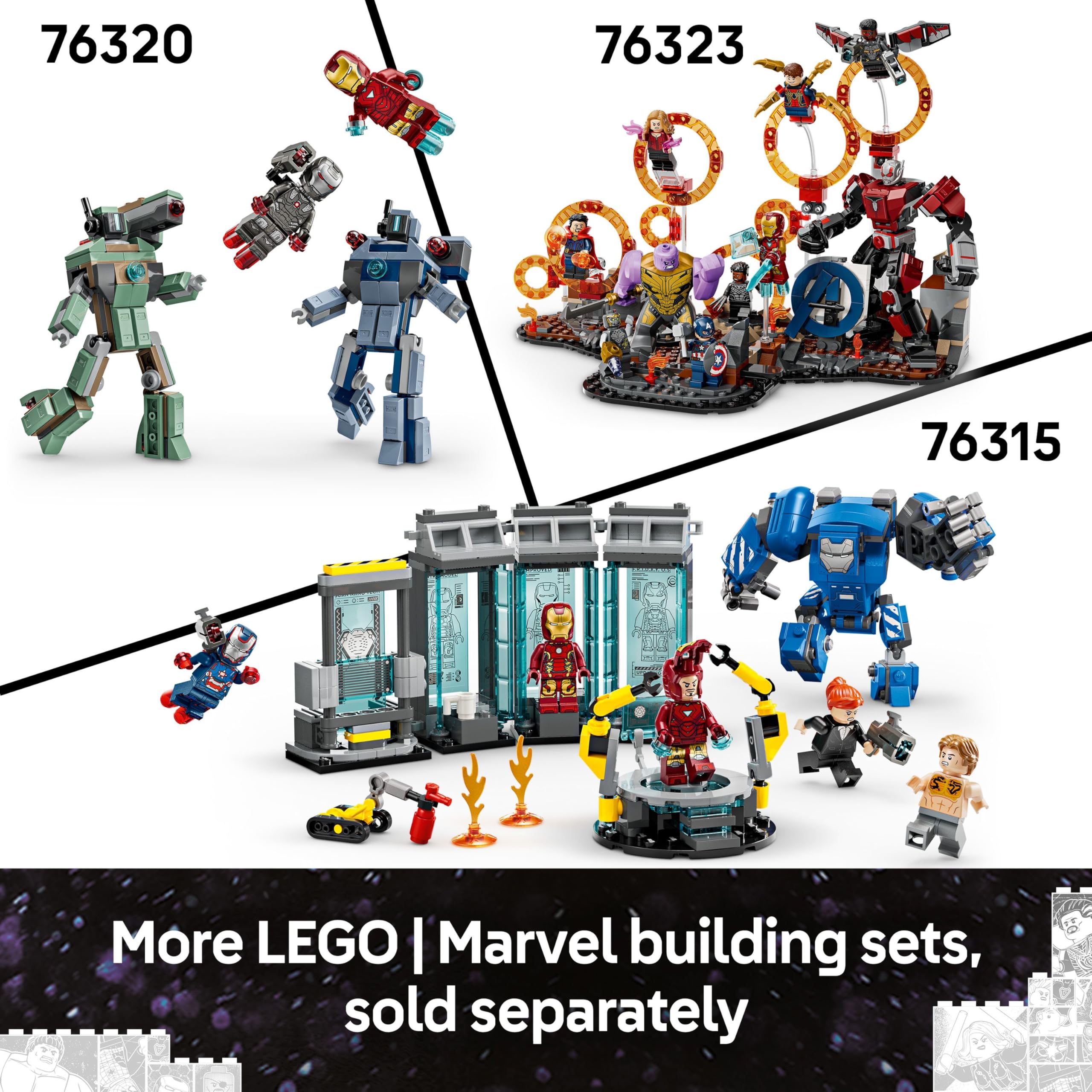 LEGO ǀ Marvel Avengers: Endgame Thor vs. Chitauri - Buildable Action Playset for Kids 8+ 9