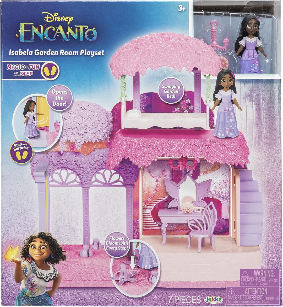 Disney Encanto Isabela Doll Playset - Flowers Bloom with Every Step, Ages 3+