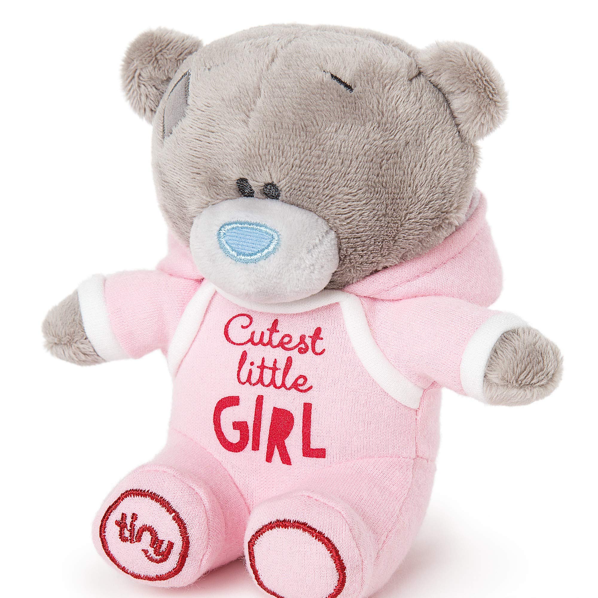 Me to You Tiny Tatty Teddy 'Cutest Little Girl' Bear | 10cm High | Baby Safe | AP492005