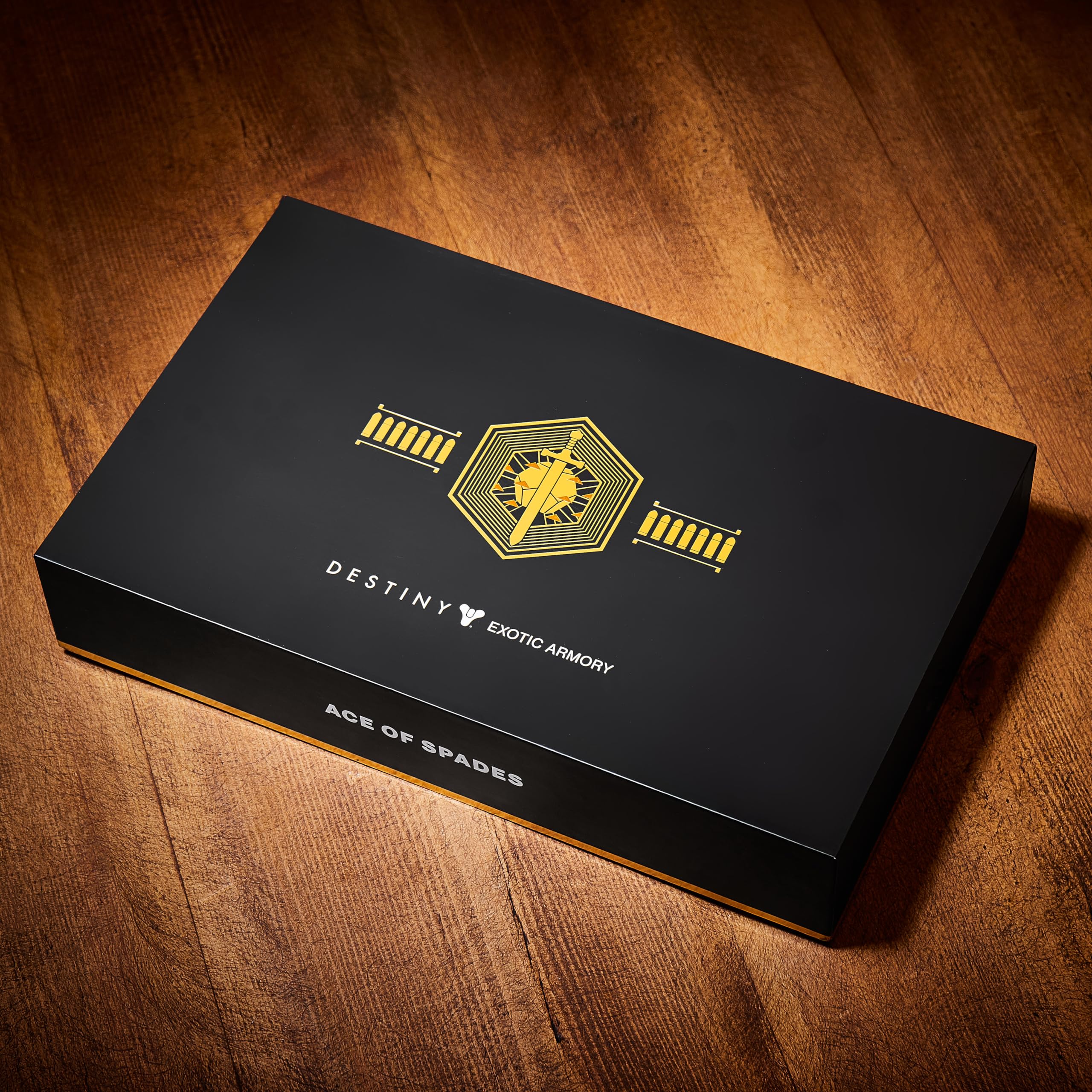 Destiny - Numskull Ace of Spades Exotic Weapon Figure 12x6 in Premium Collectible Statue - Official Bungie Licensed Replica 4