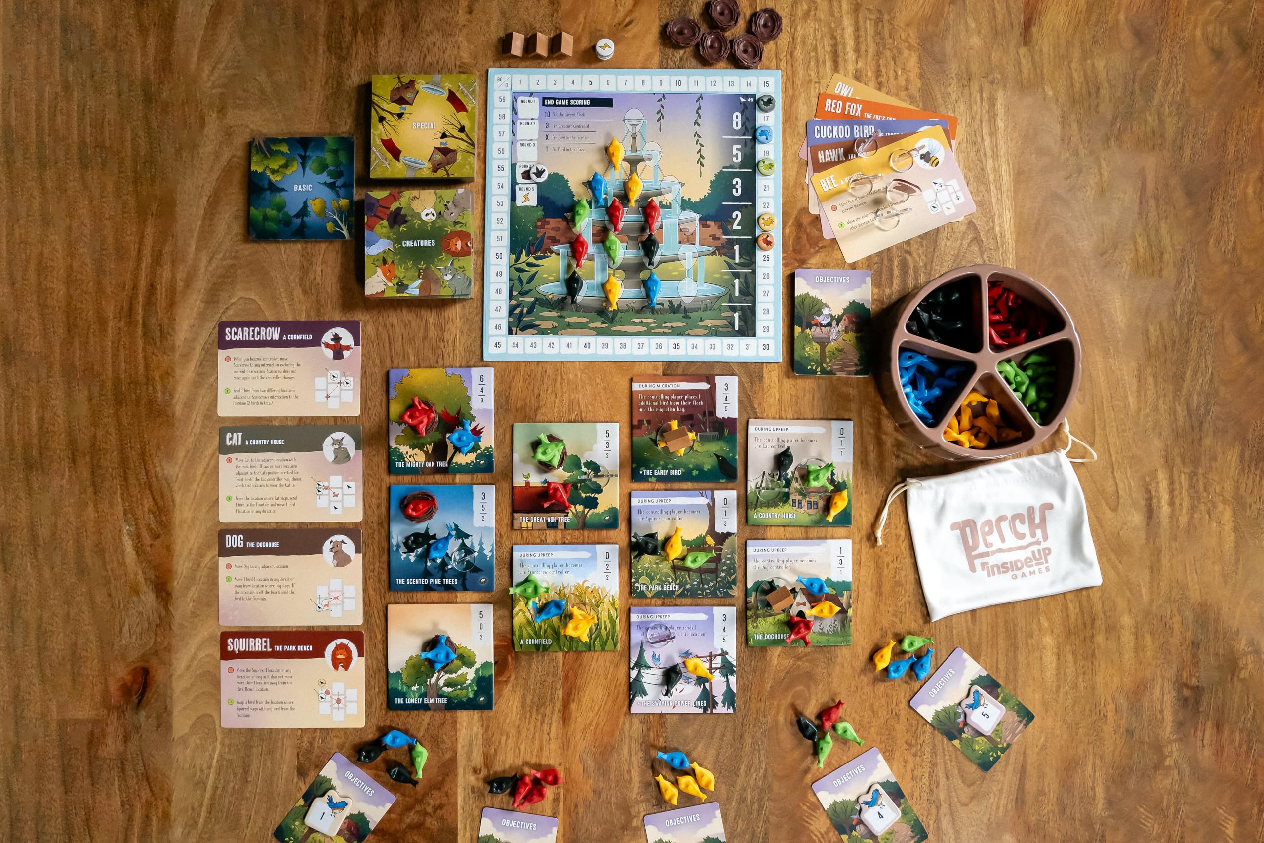 Inside Up Games Perch Board Game | Fast-Paced Area Control Strategy | Ages 14+ 4