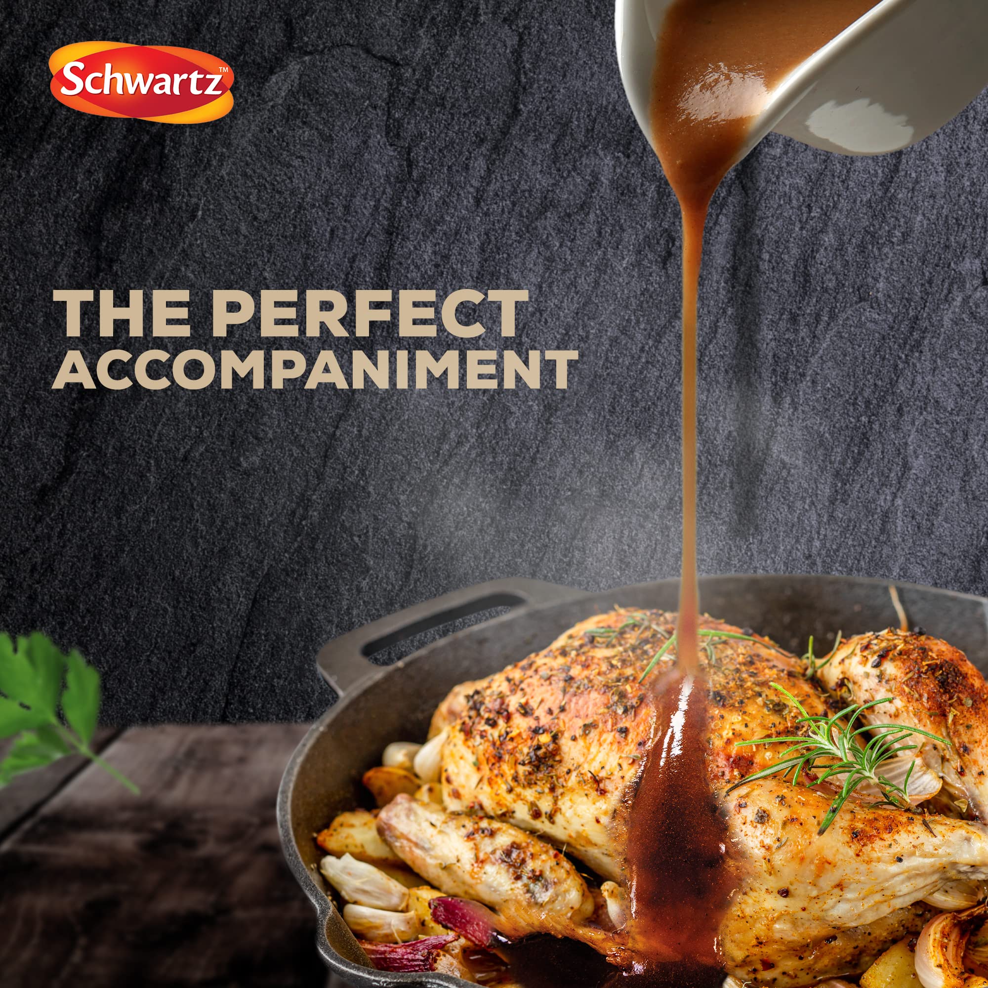 Schwartz - Signature Chicken Gravy 155g | Pack of 2 | Instant Roast Chicken Flavour with Sage & Parsley 7