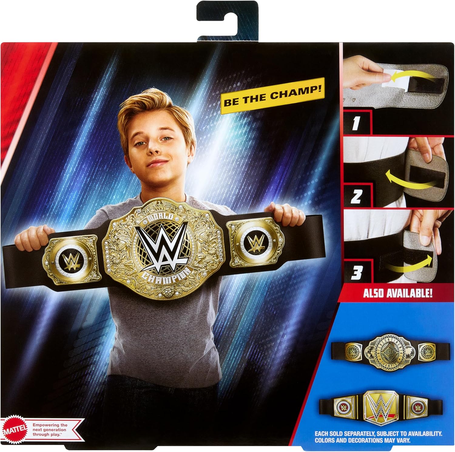 Mattel WWE Championship Title - Authentic Role-Play Belt for Kids 6+ 5