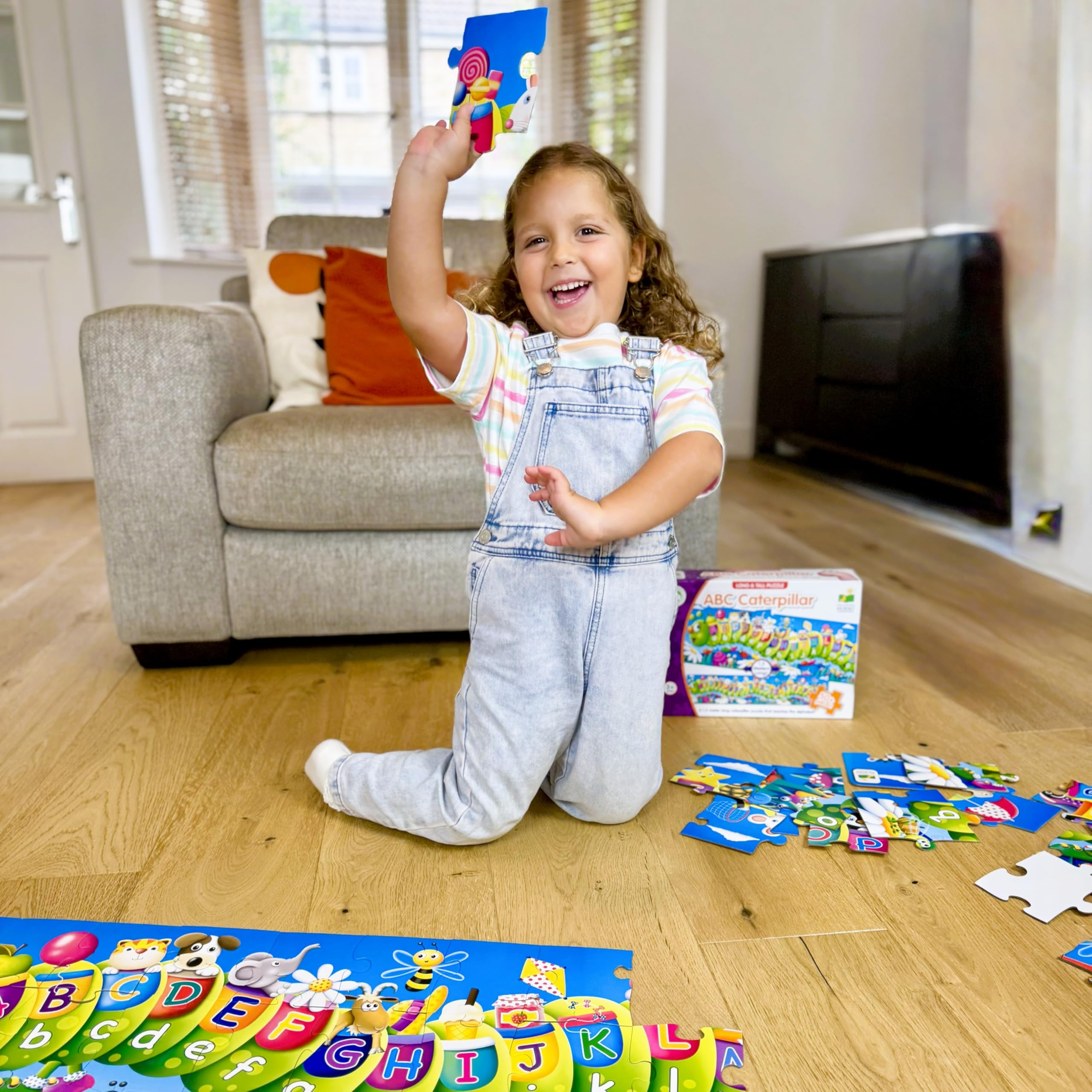The Learning Journey ABC Caterpillar Floor Puzzle - 51 Pieces | Learn Alphabet & Letter Sounds | Ages 3-5 7