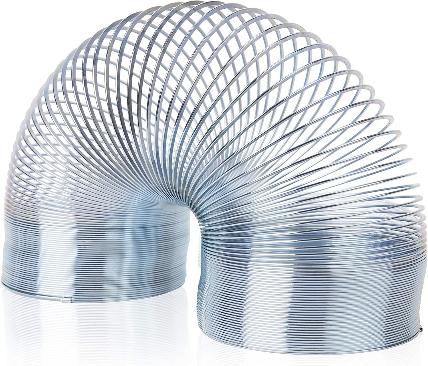 POPULAR SCIENCE Giant Springy Metal Helix Toy - Super-Size Stretchy Spring for Sensory Play & STEM Learning 5