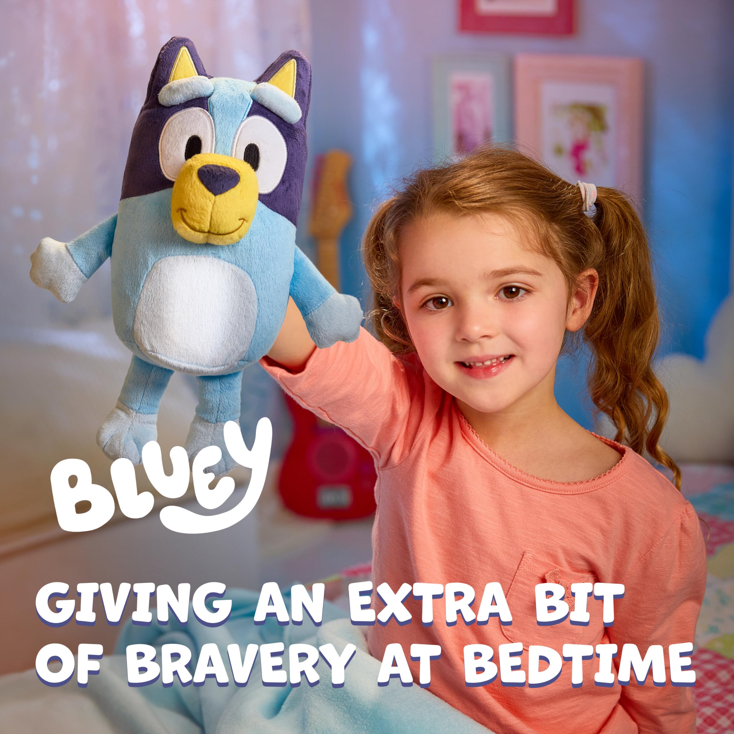 Bluey GoGlow Pal 25 cm Plush Night Light - Comforting Glow for Bedtime 6