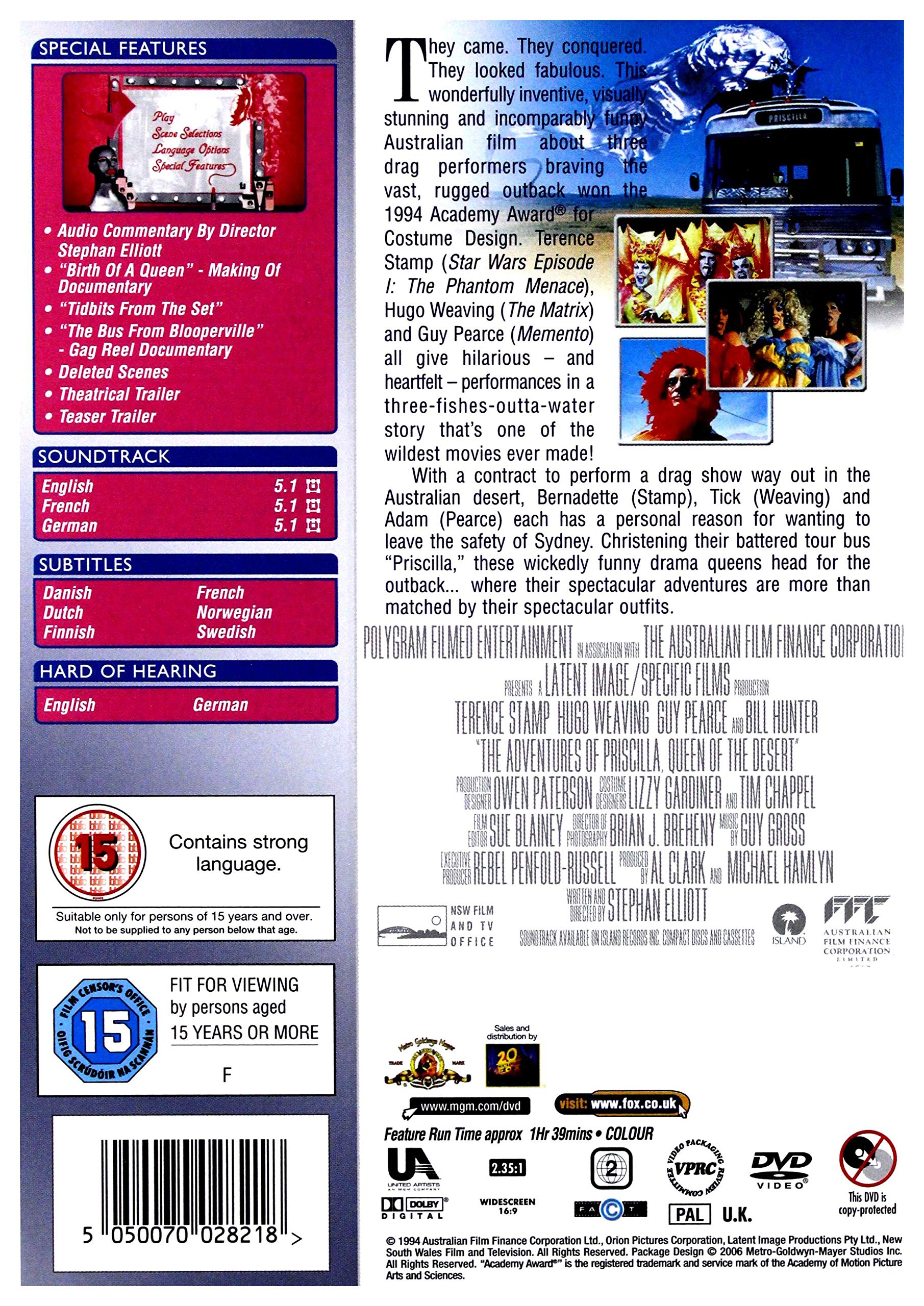 The Adventures of Priscilla, Queen of the Desert [DVD]