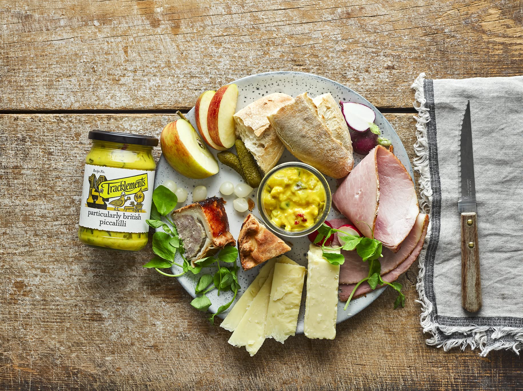 Tracklements Particularly British Piccalilli - Mustard Base Pickle | Pack of 2 (230g) 2