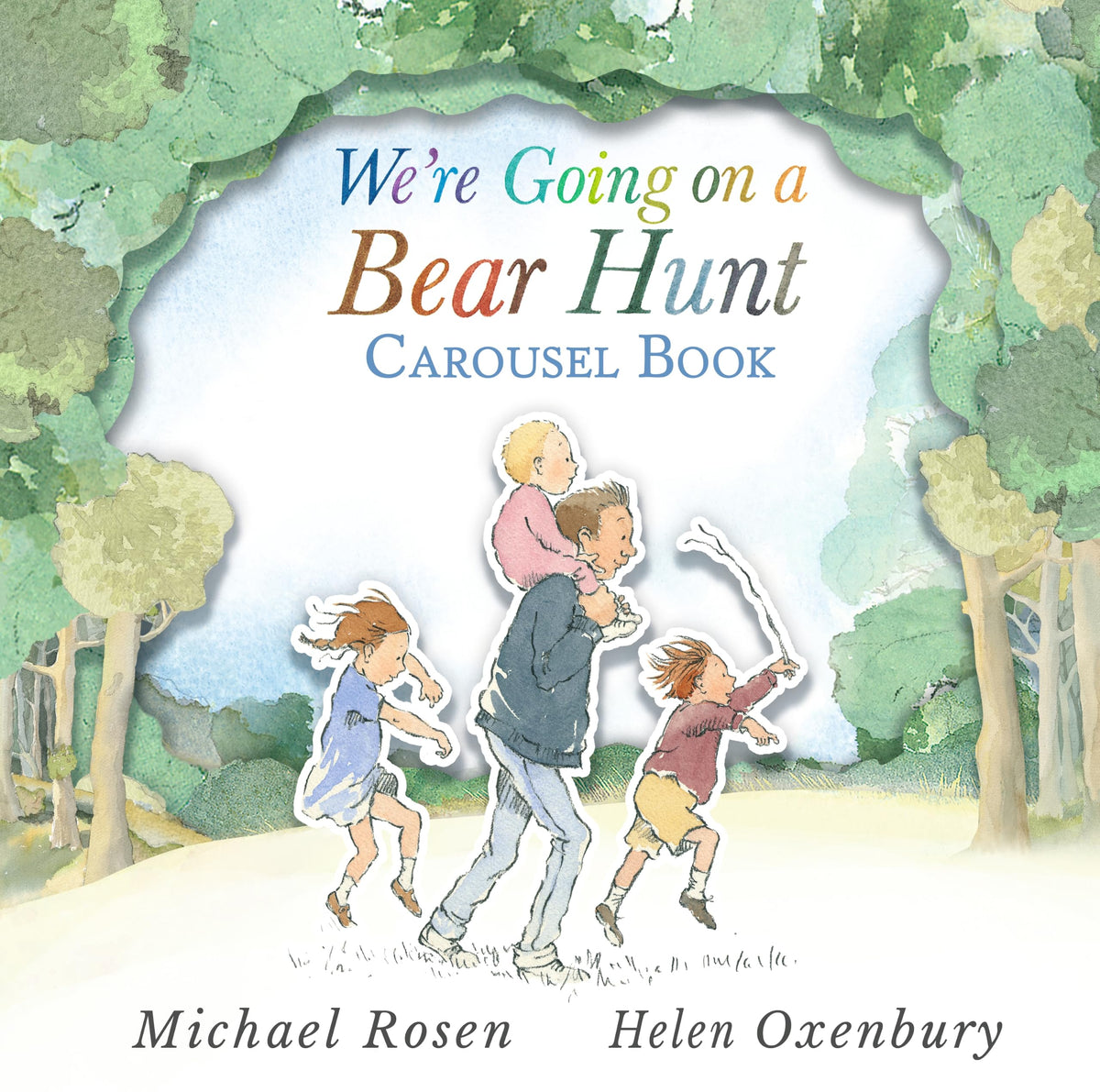 We're Going on a Bear Hunt Carousel Book - 3D Pop-Up, Ages 3-7