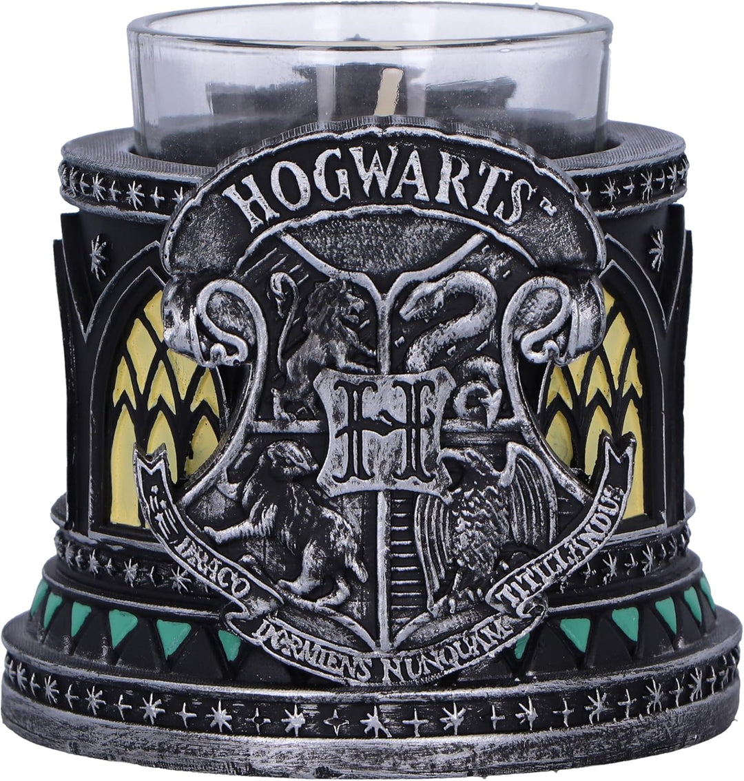 Nemesis Now Harry Potter Slytherin Tea Light Holder 7.5cm, Resin, Silver, Offici