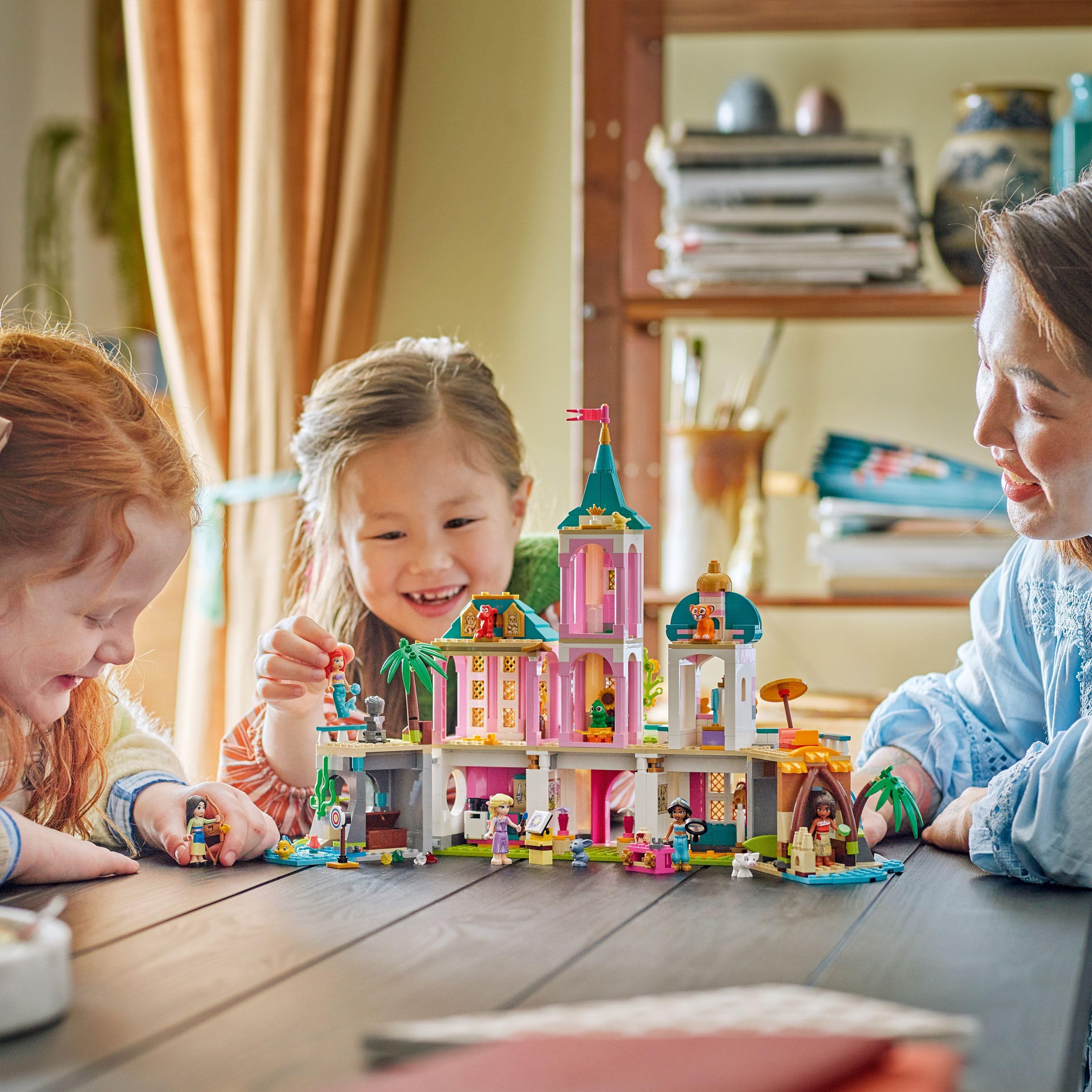 LEGO ǀ Disney Princess Castle & Royal Pets - Modular Building Playset for Ages 6+ 7