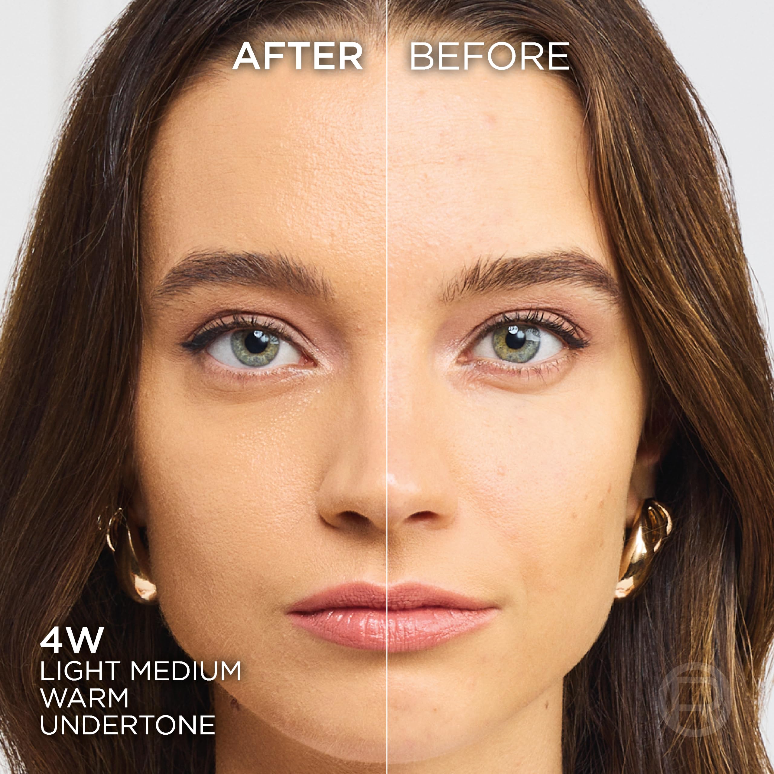 L'Oreal Paris True Match Hydrating Liquid Foundation - 24h Hydration, Hyaluronic Acid, SPF 16, 4W Golden Natural, 30 ml 3