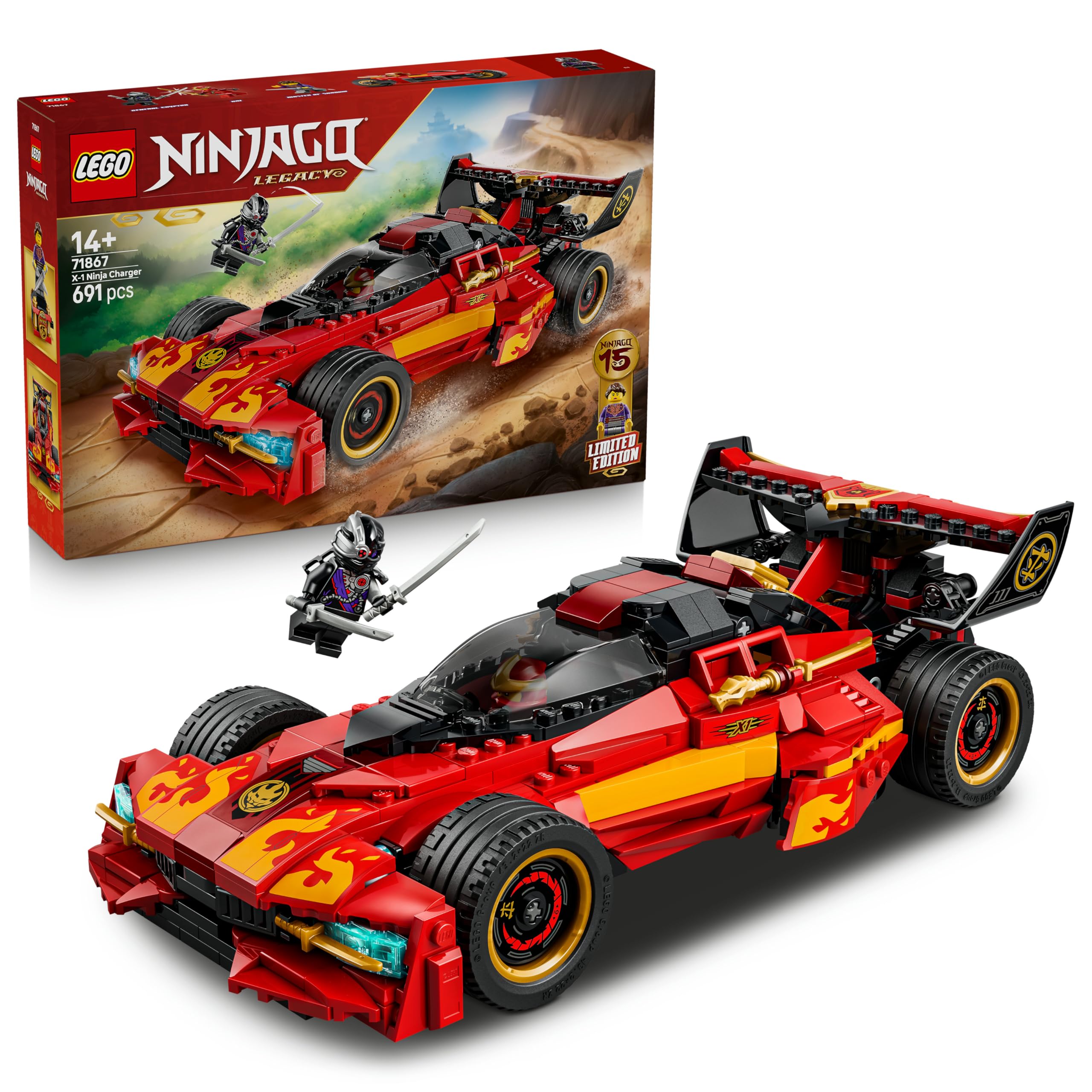 LEGO NINJAGO X-1 Ninja Charger 15th Anniversary Building Set - 14+ Age Range, Multicolor 1
