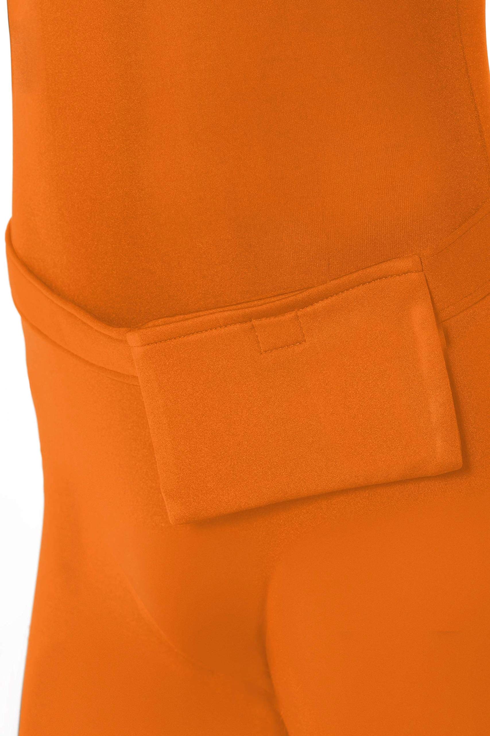 Smiffys Orange Second Skin Kostüm – Größe L (42"-44") 3