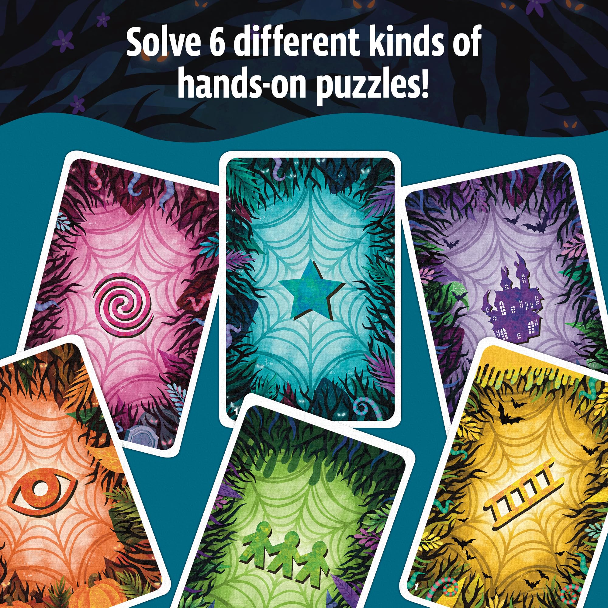 Thames & Kosmos EXIT Kids – Midnight Spooktacular Card Game | Ages 5+ | 1-4 Players