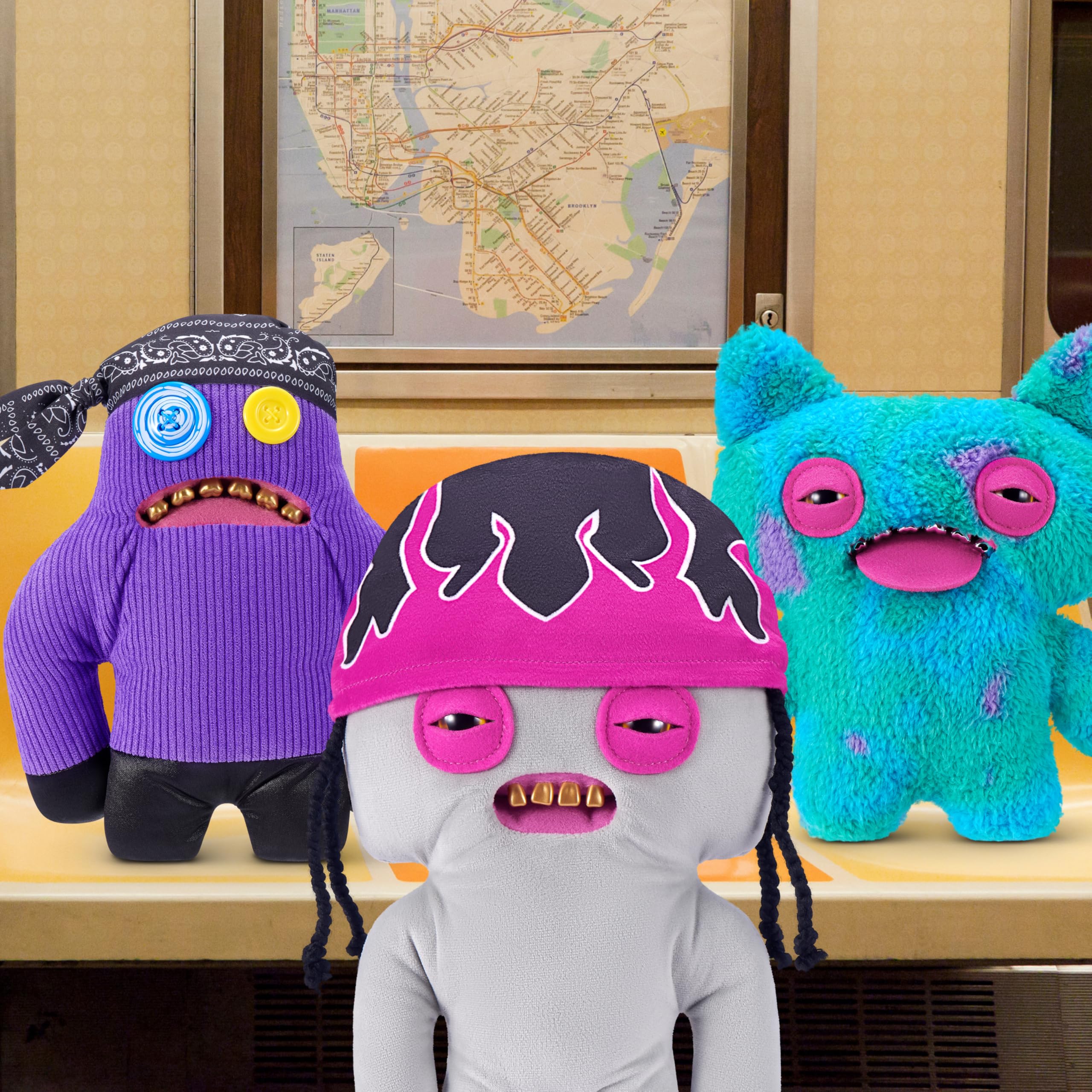 Fuggler Fugg Life Squidge 9-Inch Plush Toy with Human Teeth | Polyester | Unisex 4