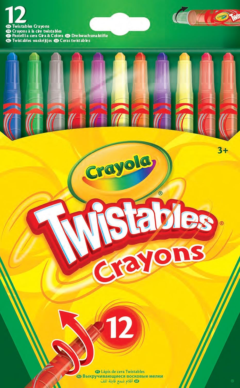 Crayola Twistables Crayons - 12 Count Multicolor Pack 1
