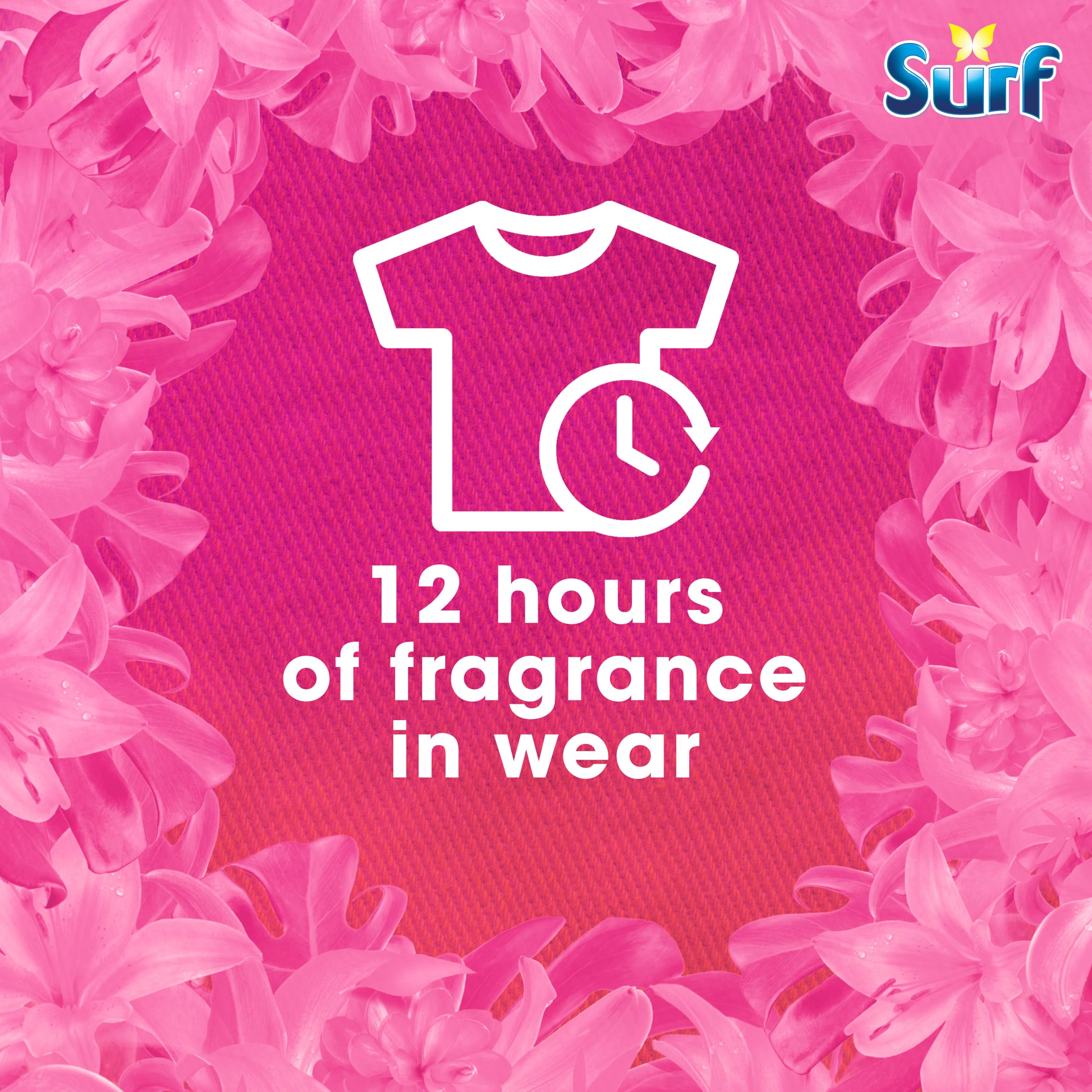 Surf Tropical Lily Washing Powder (1.15 kg) - Bio Laundry Detergent with Long-Lasting Fragrance 7