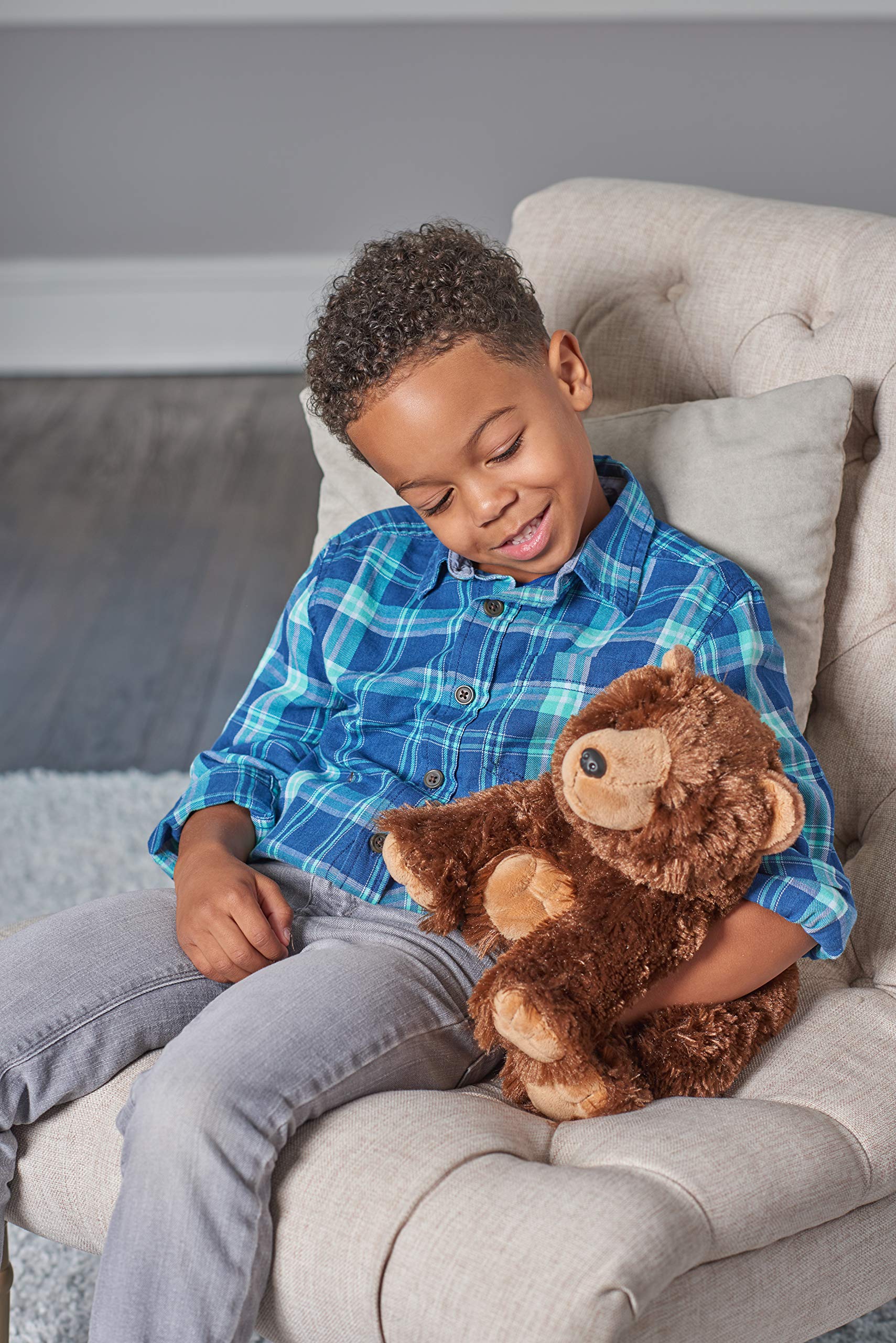 WILD REPUBLIC Cuddlekins Brown Bear Plush Soft Toy - 30 cm | Realistic Design | High Quality Plush 3