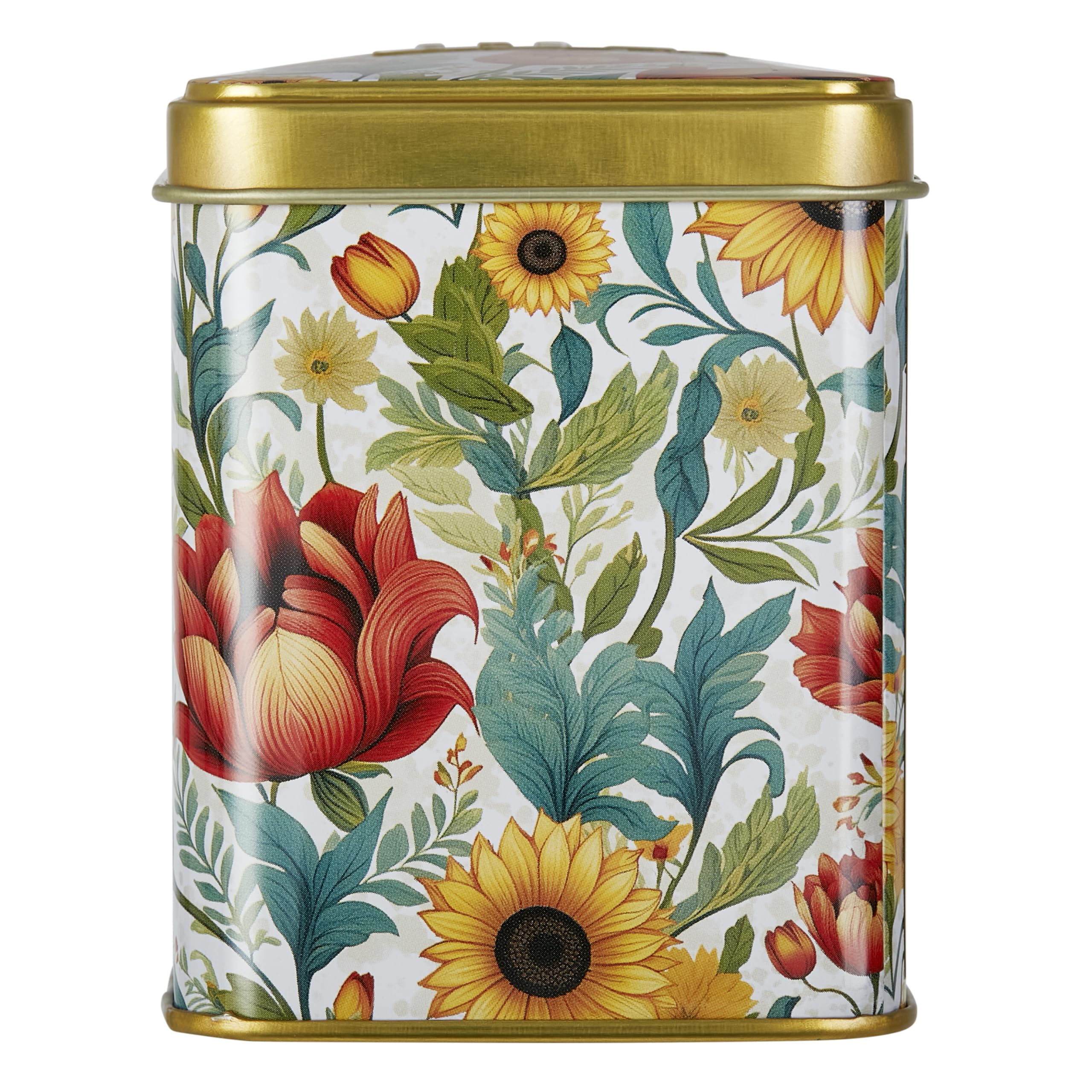 New English Teas - Victorian Sunflower Tea Tin with 40 English Afternoon Teabags 6