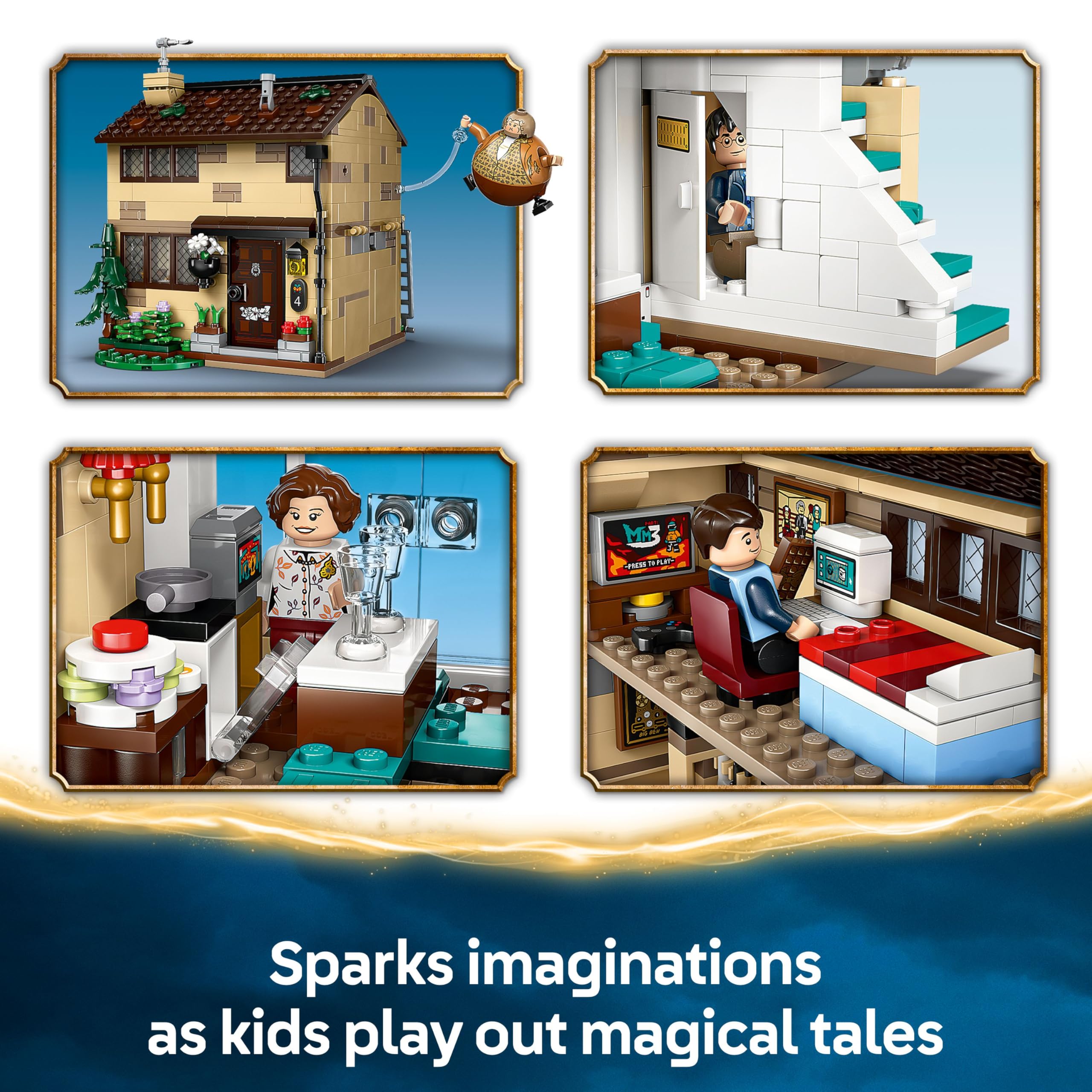 LEGO Harry Potter Privet Drive: Aunt Marge's Visit Building Set | Model 76451 | Ages 8+ 4