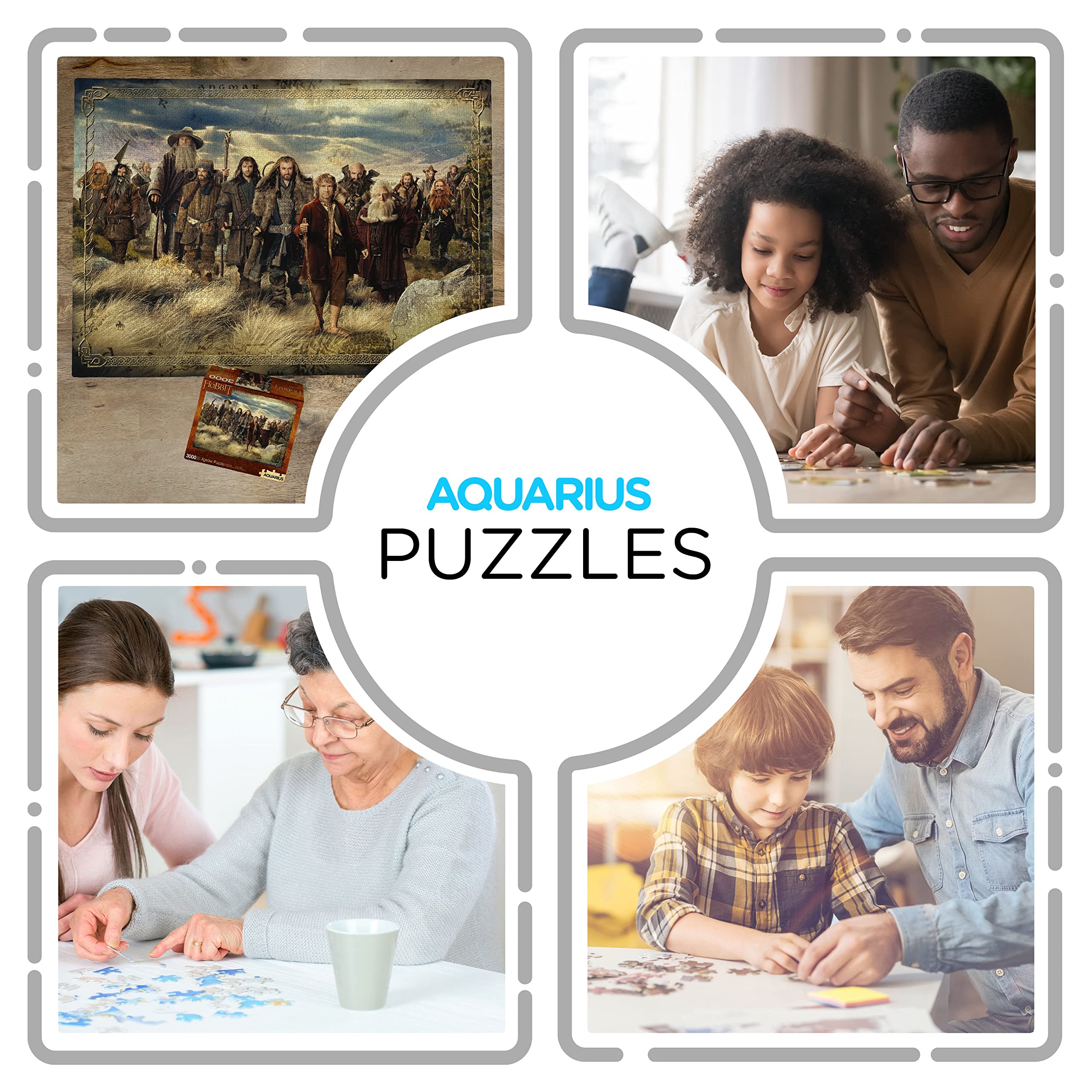 AQUARIUS The Hobbit Puzzle (3000 Piece Jigsaw Puzzle) (68521) 4