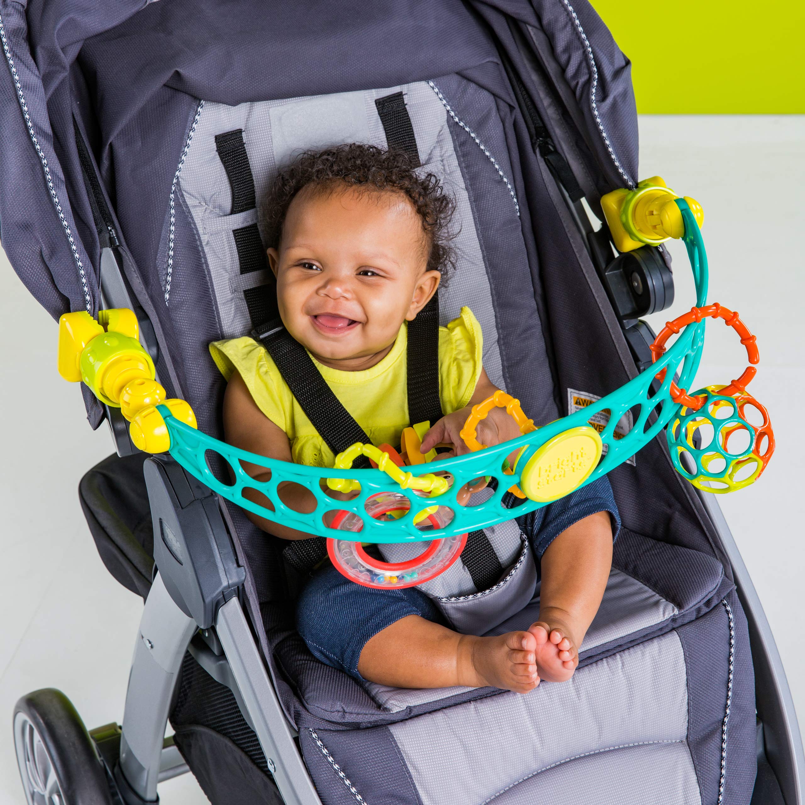 Bright Starts Oball Flex-n-Go Activity Arch - Attaches to Strollers & Carriers | Baby Activity Toy 3