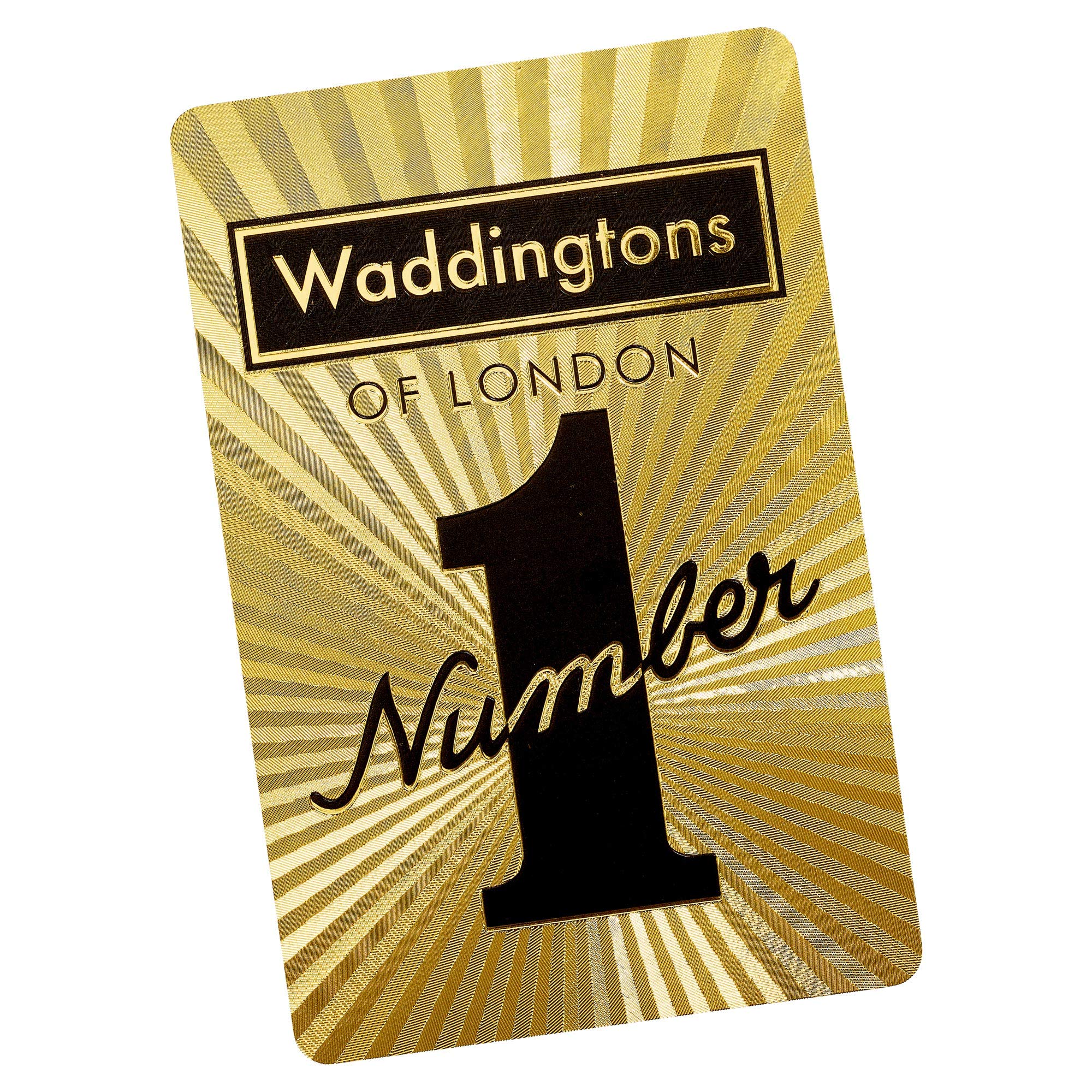 Waddingtons Number 1 Playing Cards - Gold Edition | Plastic Material | Waterproof | Unisex Children 4