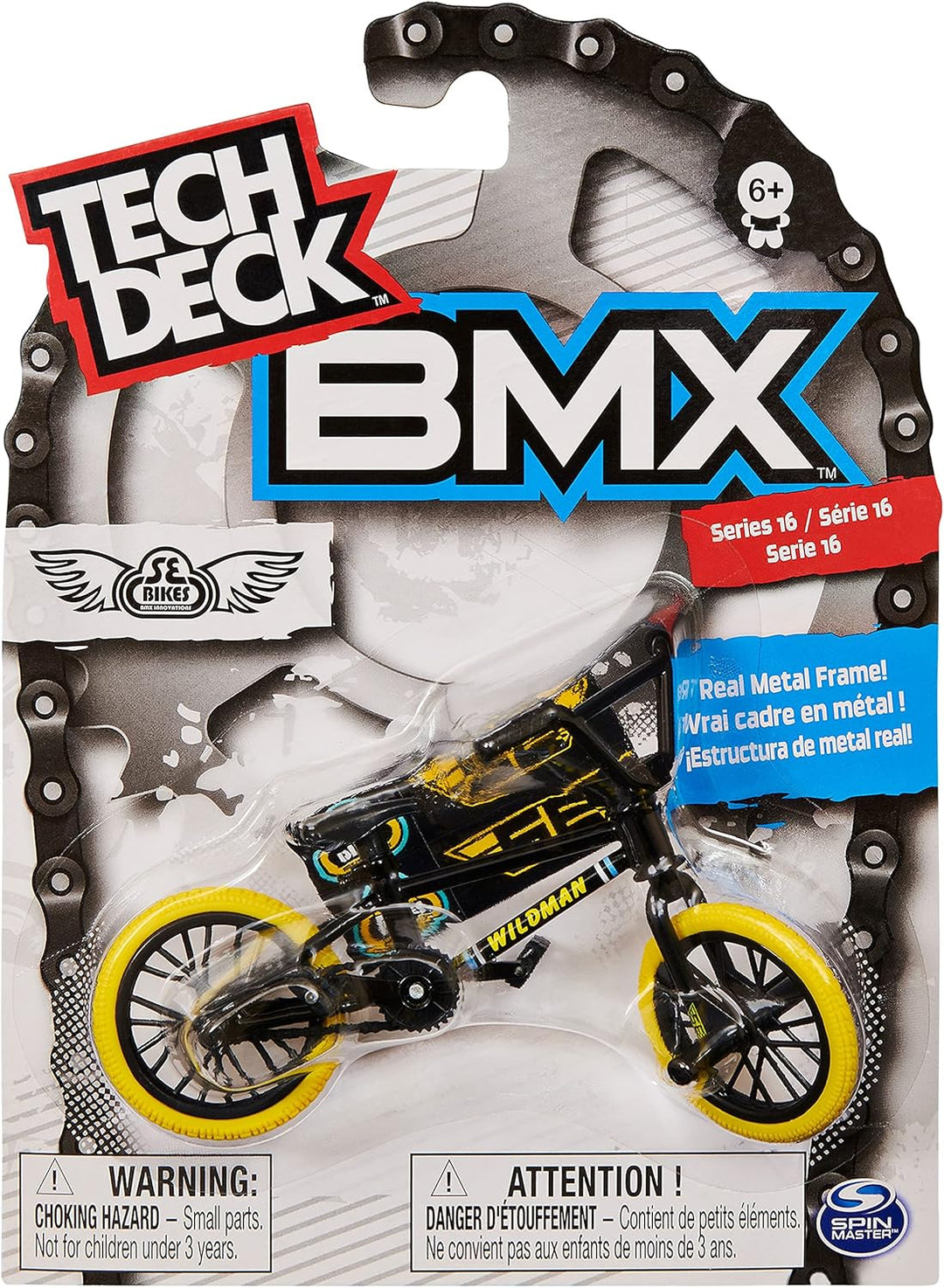 Tech Deck BMX Finger Bike - Authentic Miniature BMX Replica with Trick Handlebars (Styles Vary)